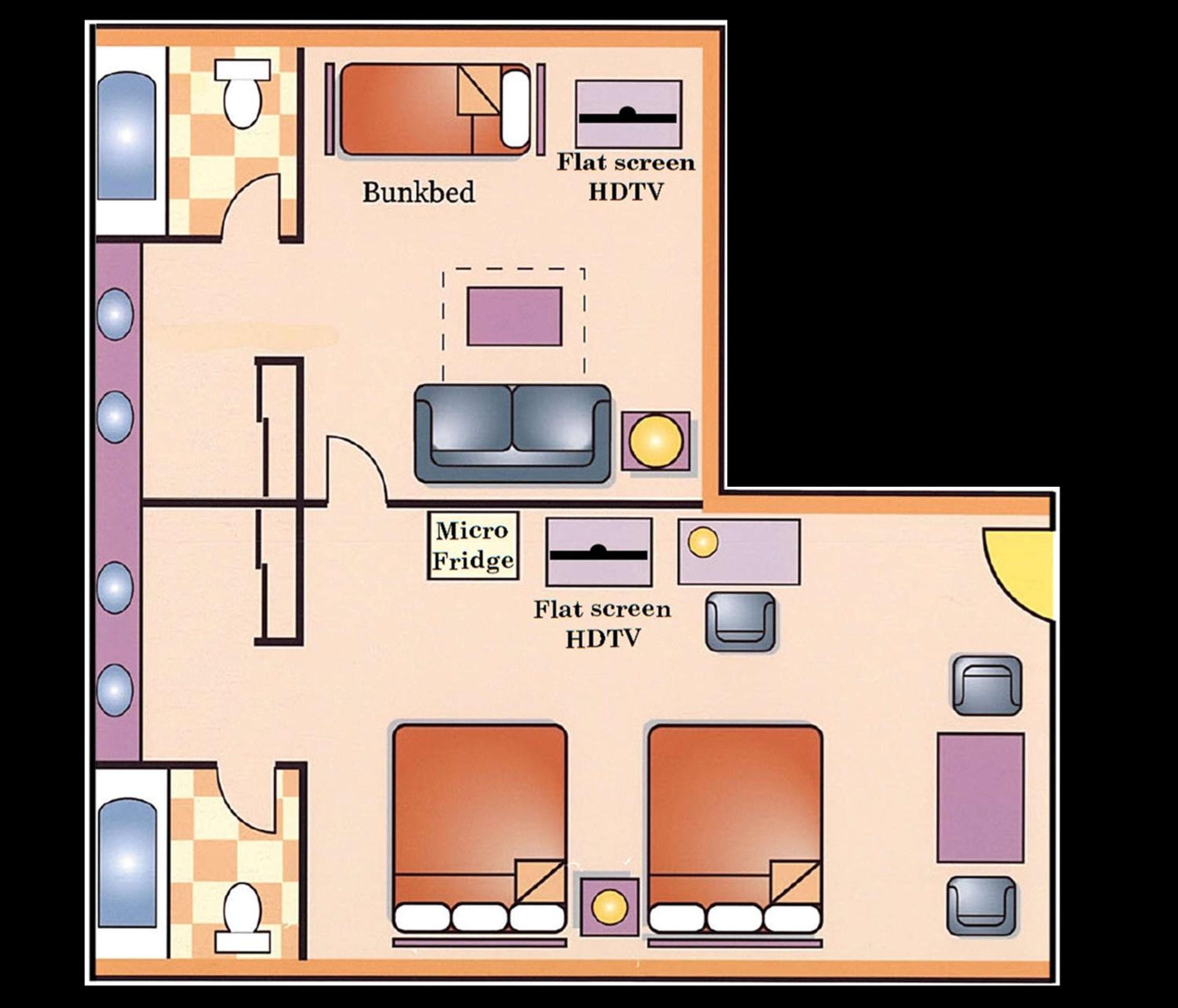 Two-Bedroom Family Suite - Non-Smoking - Photo 5