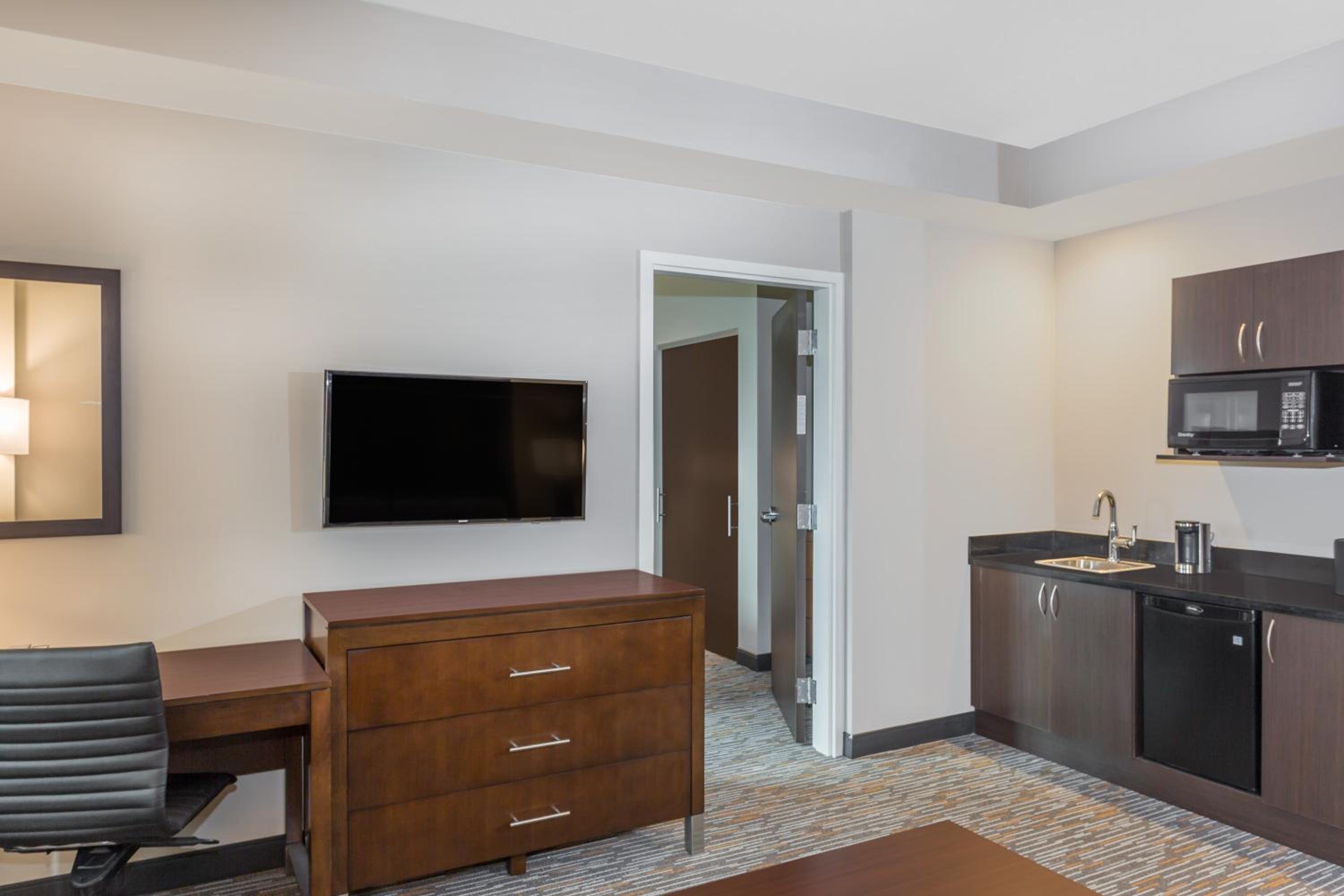 1 King Bed and 1 Murphy Bed, One-Bedroom Mobility Accessible Suite, Non-Smoking photo 3