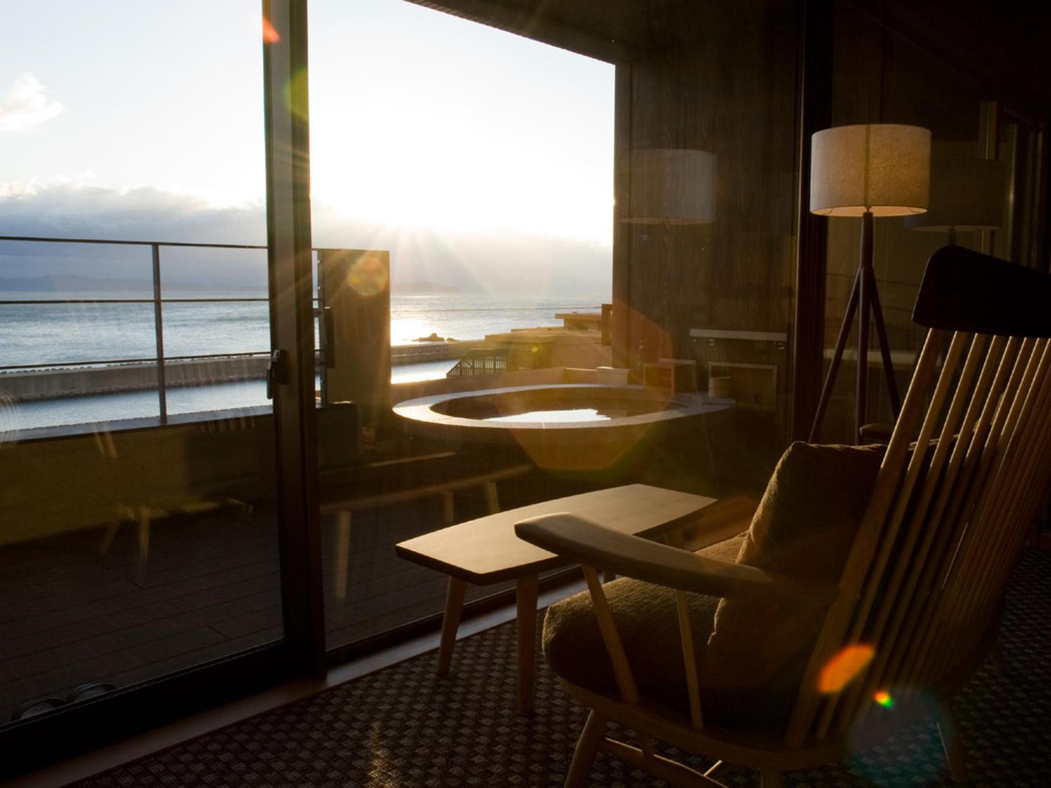 Twin Room with Open-Air Bath - Non-Smoking (2nd-4th Floor) photo 2
