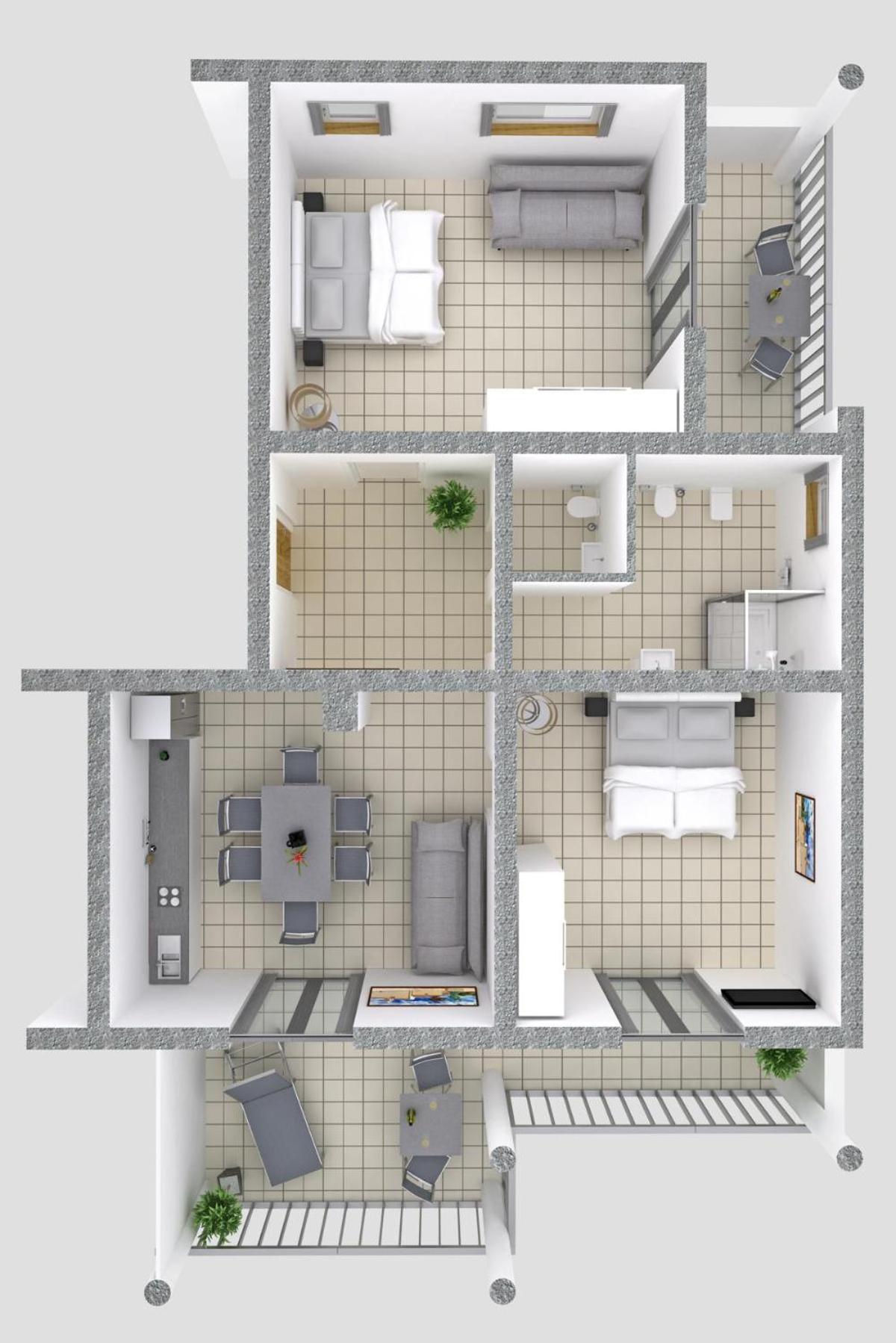 Quadrupel Apartment with Sea View - Photo 13
