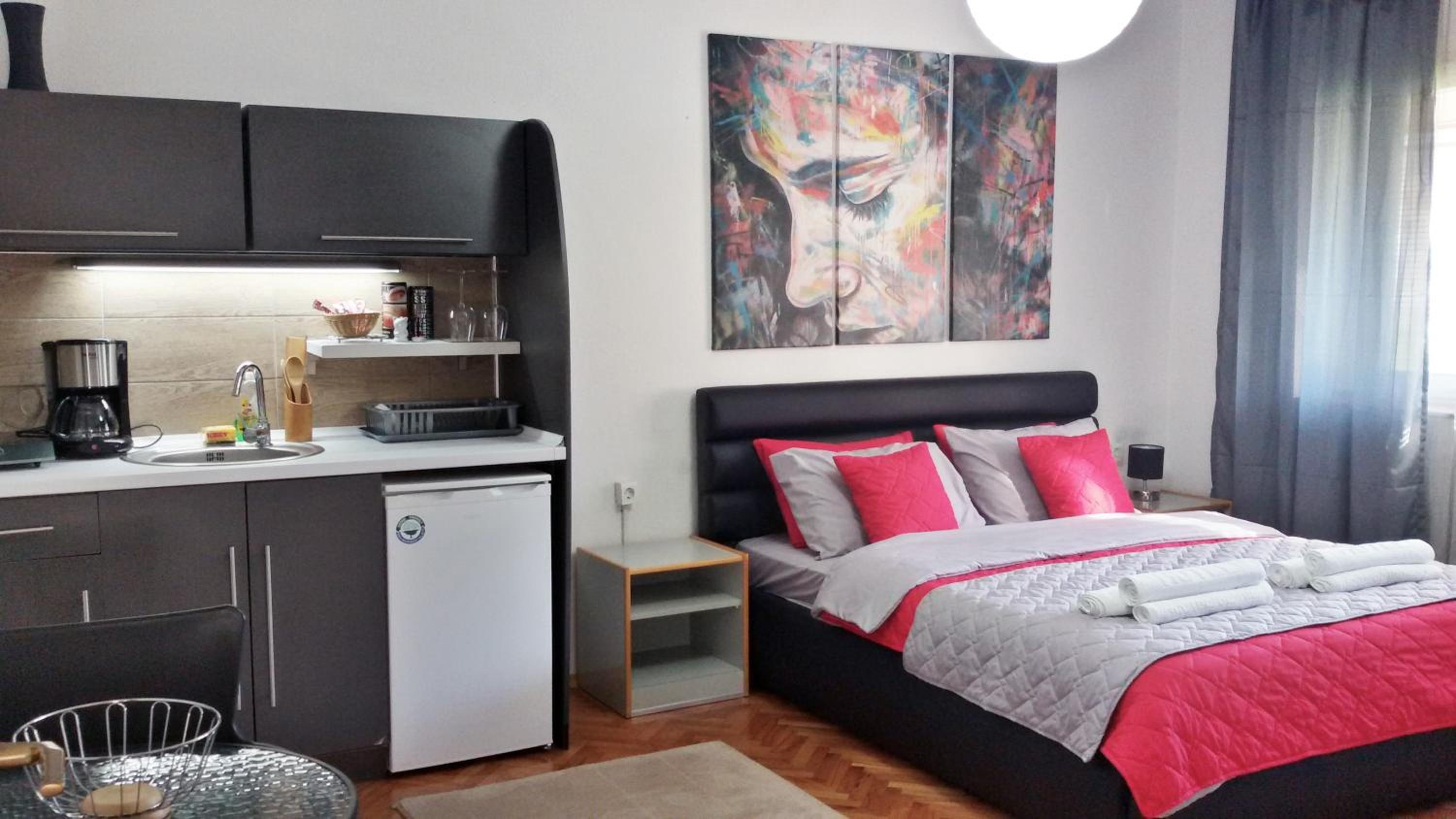 Studio with Balcony