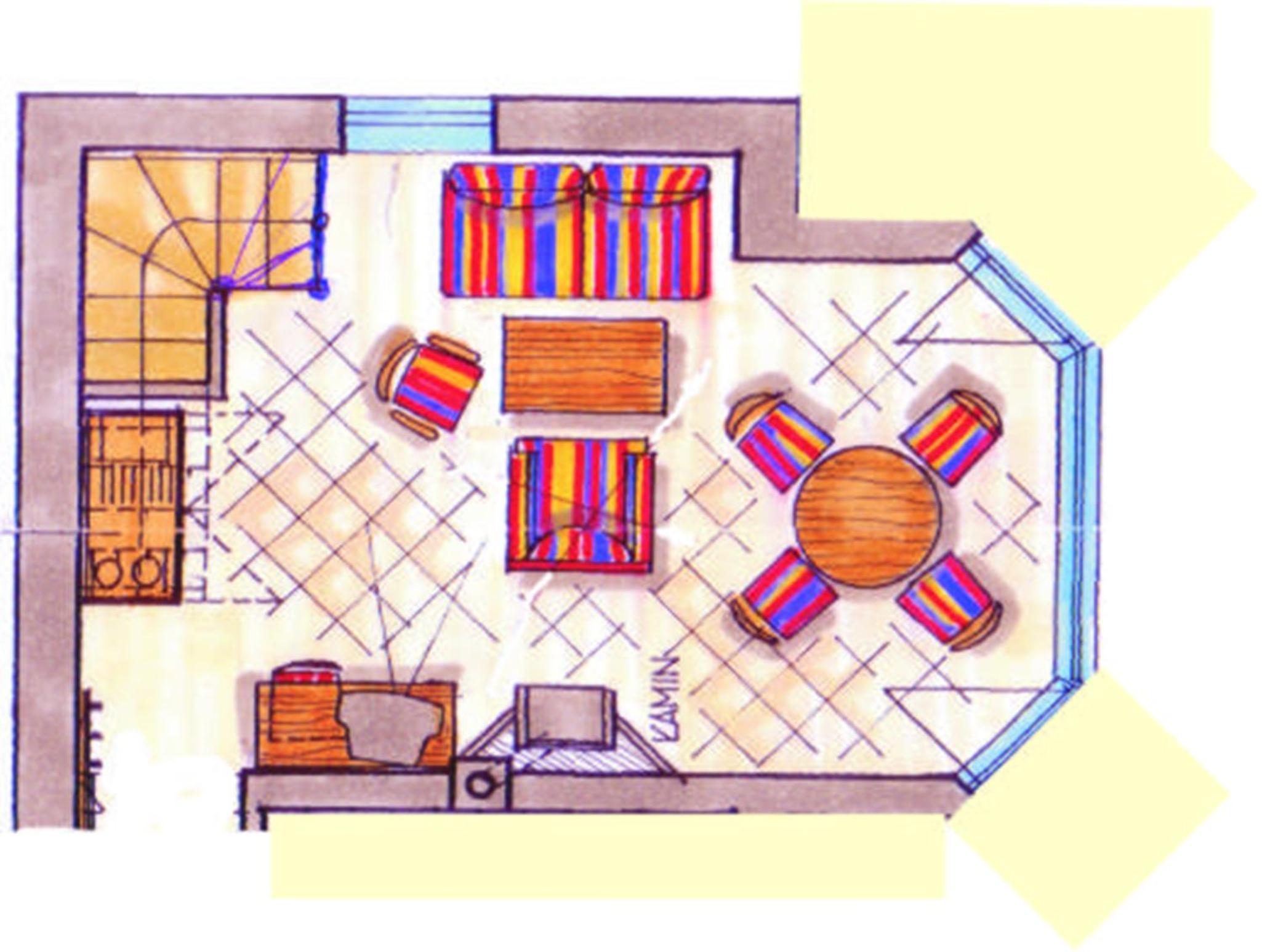 One-Bedroom Apartment with Terrace