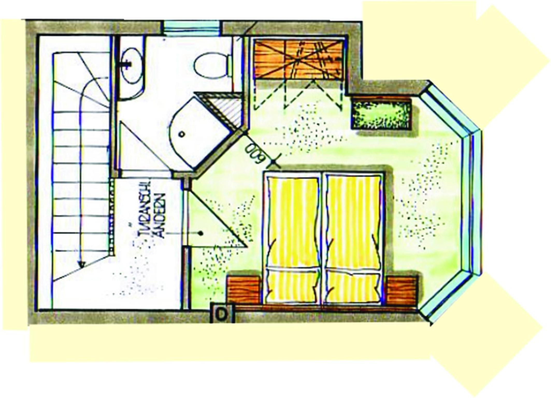 One-Bedroom Apartment with Terrace