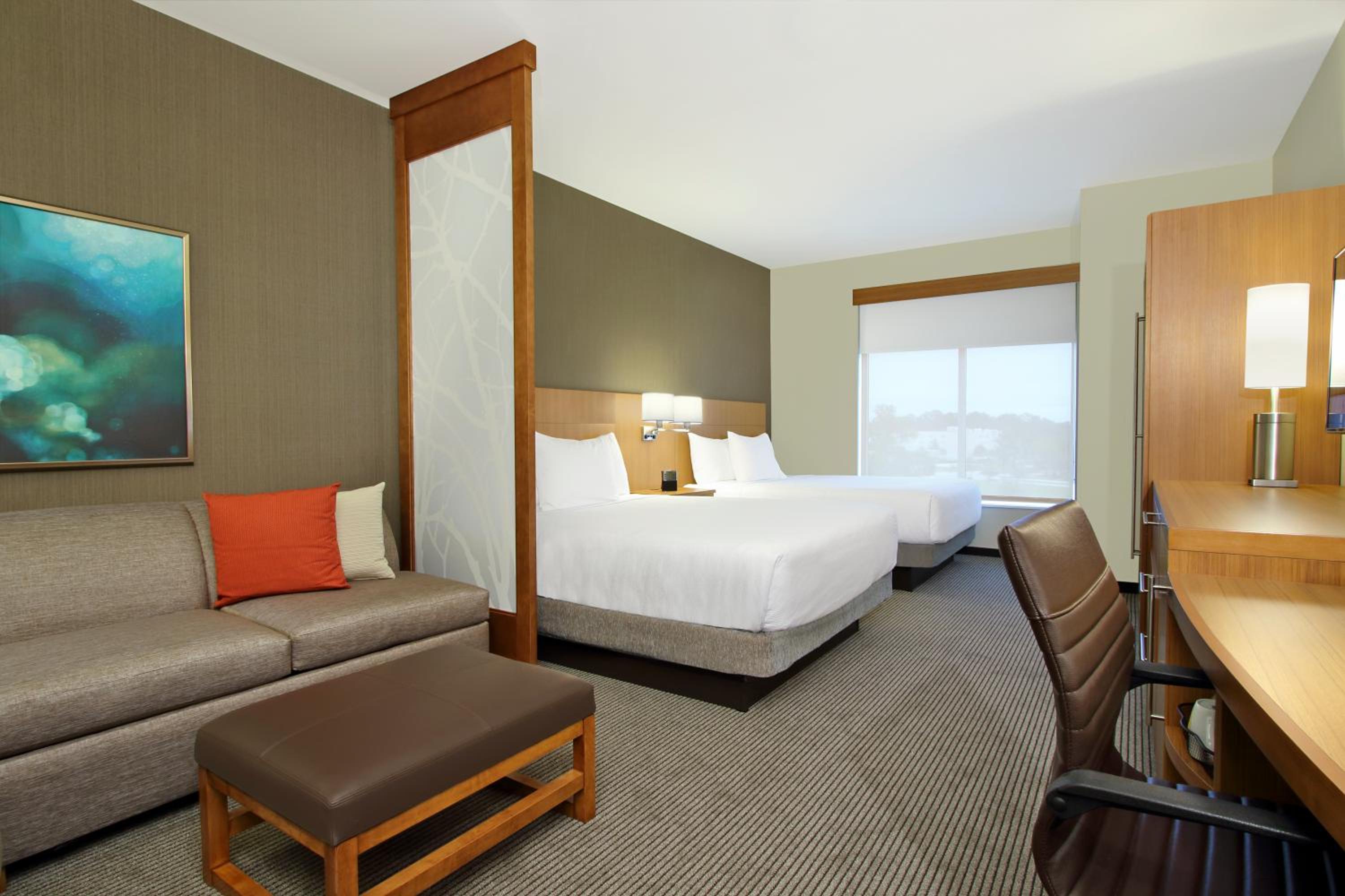 Queen Room with Two Queen Beds, Sofa Bed and Accessible Tub photo 1
