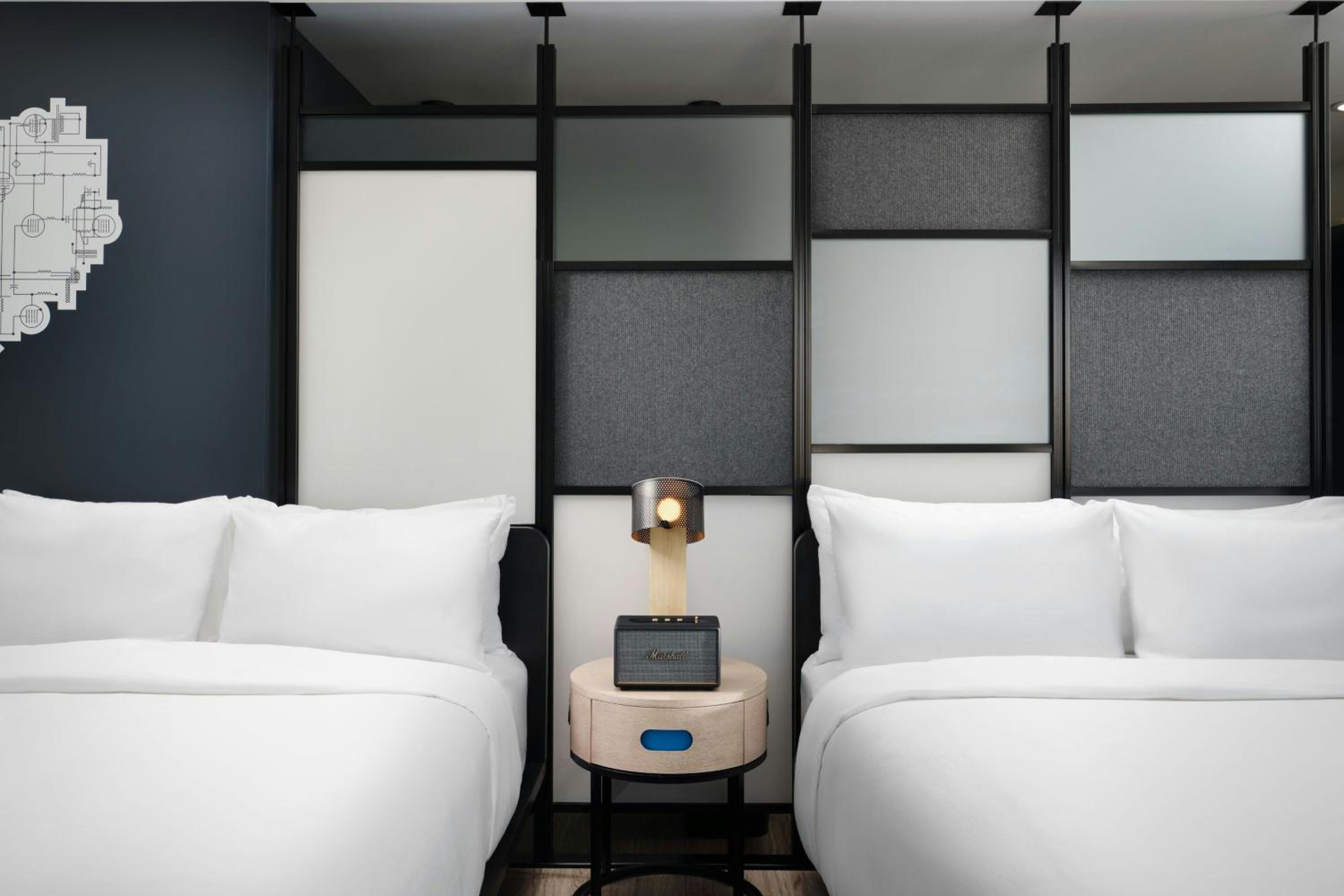 Larger Queen Room with Two Queen Beds and Roll-In Shower - Mobility Access/Hearing Accessible photo 3
