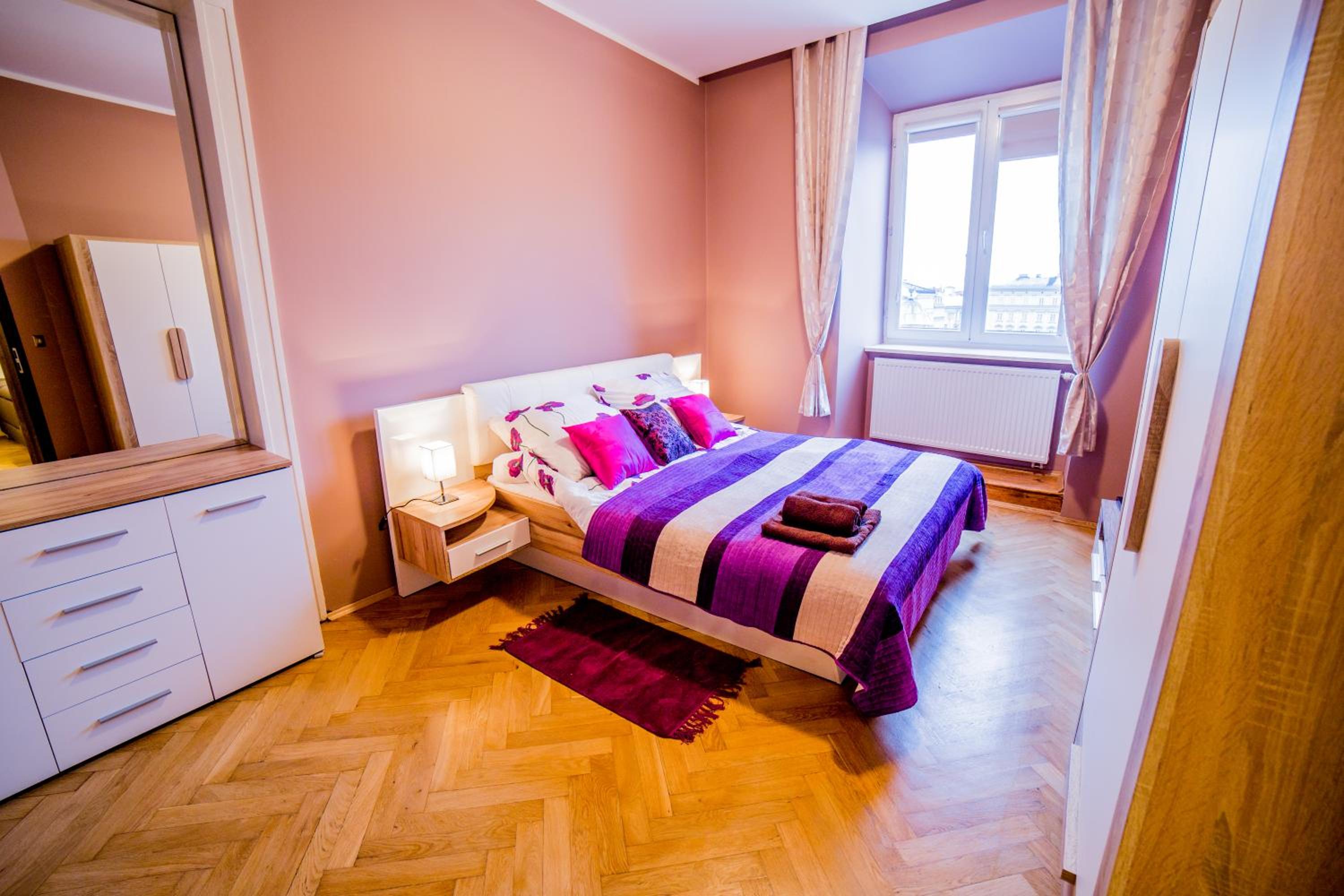 Three-Bedroom Apartment with City View