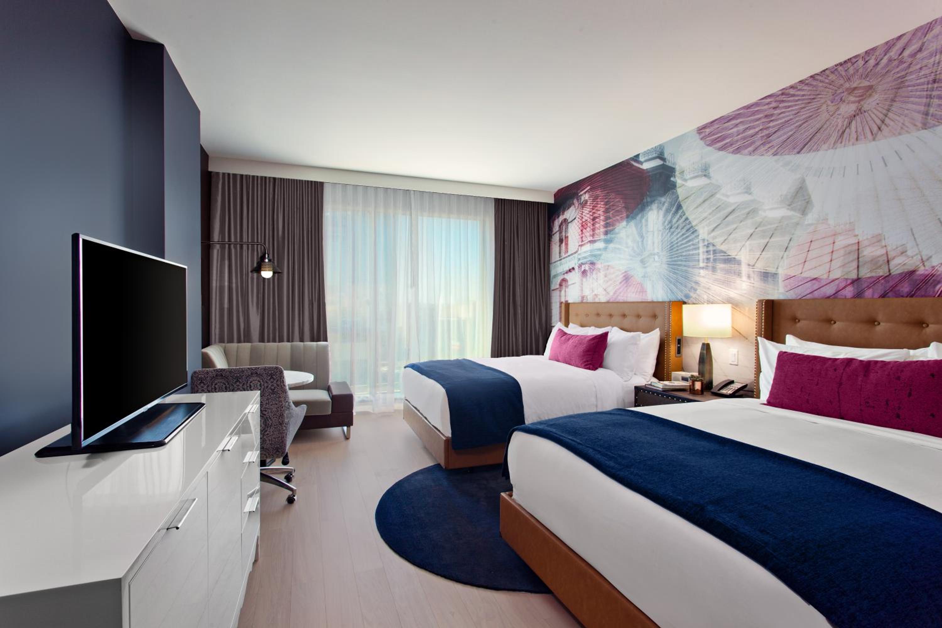 Premium Queen Room with Two Queen Beds and City View