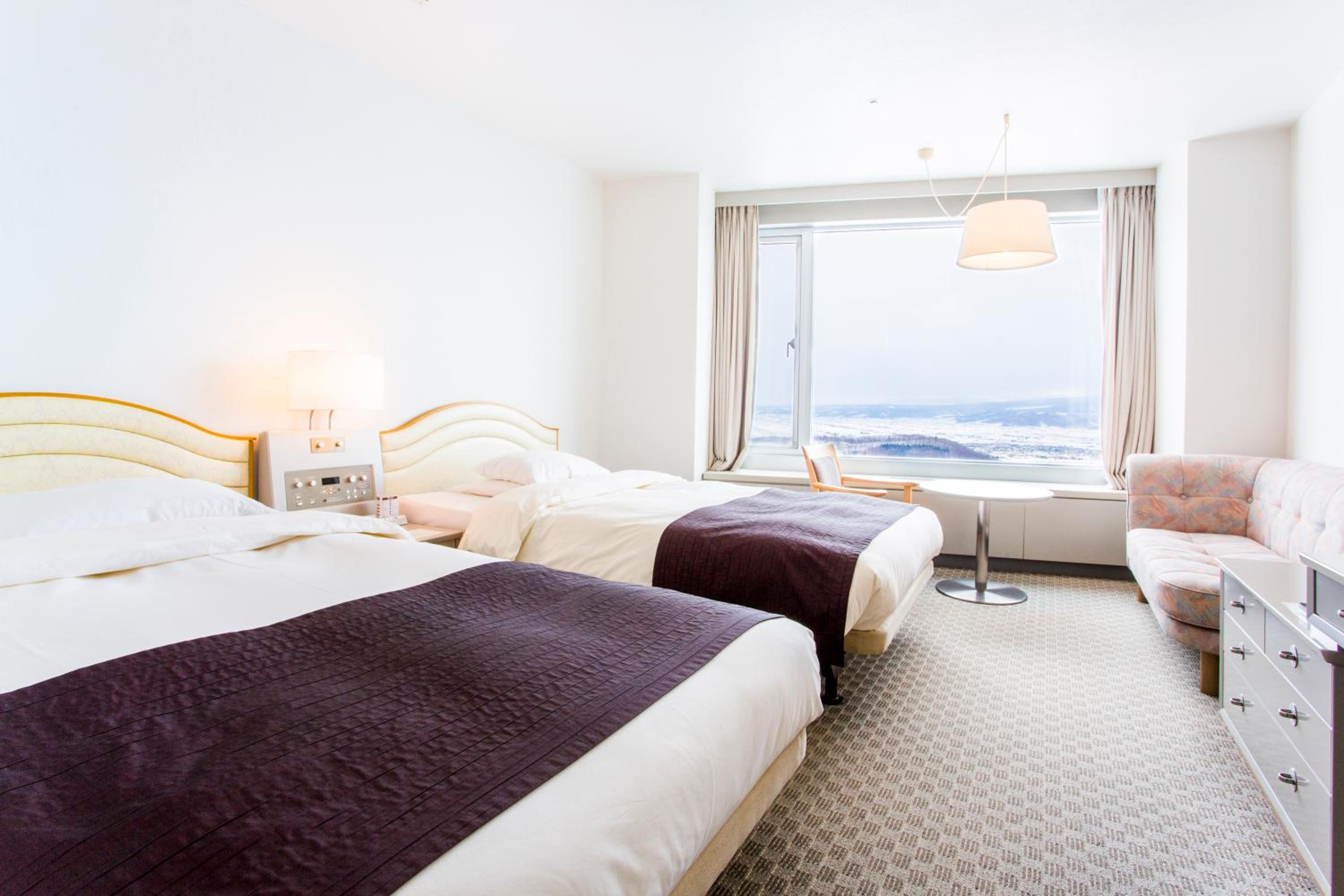Twin Room with Mt.Tokachi View - Upper Floor  - Non-Smoking - Photo 5