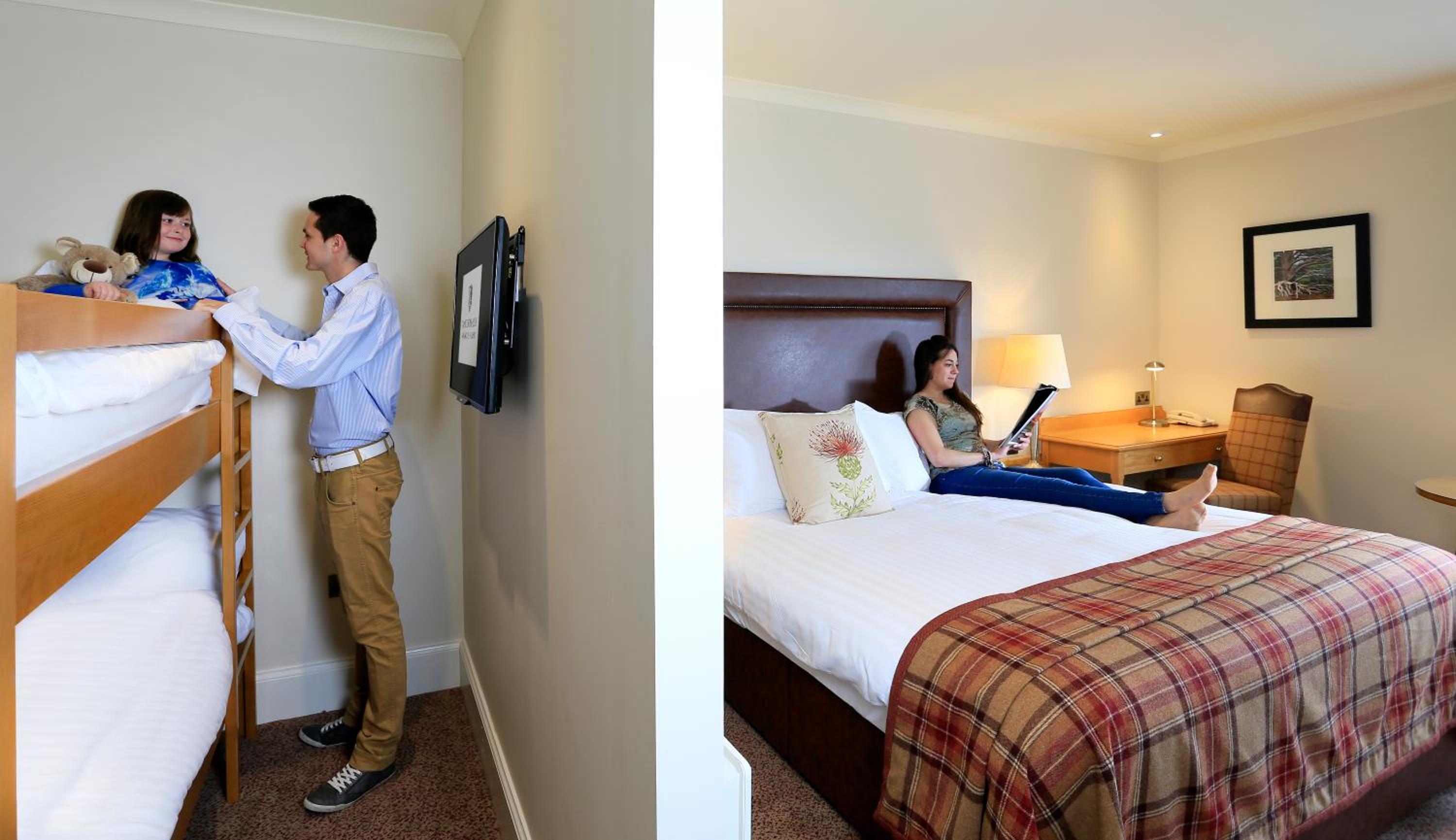 Double + Bunk Bed