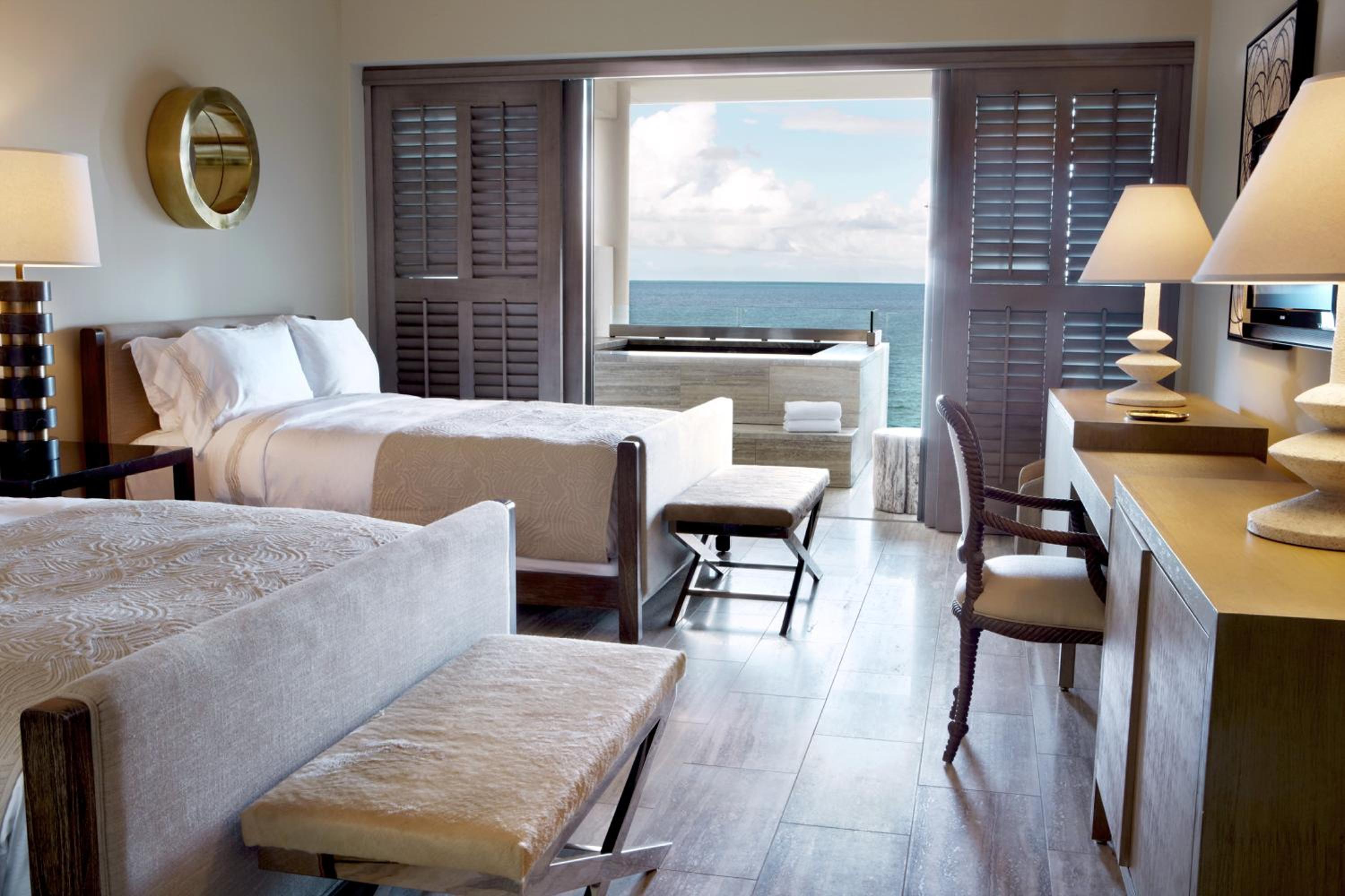 Two Bedroom Ocean View Residence King Bed And Two Queen Beds