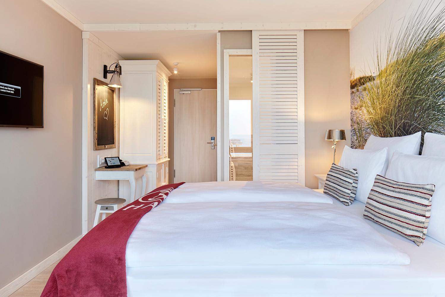 Double Room mit Binnenseeblick und Balkon