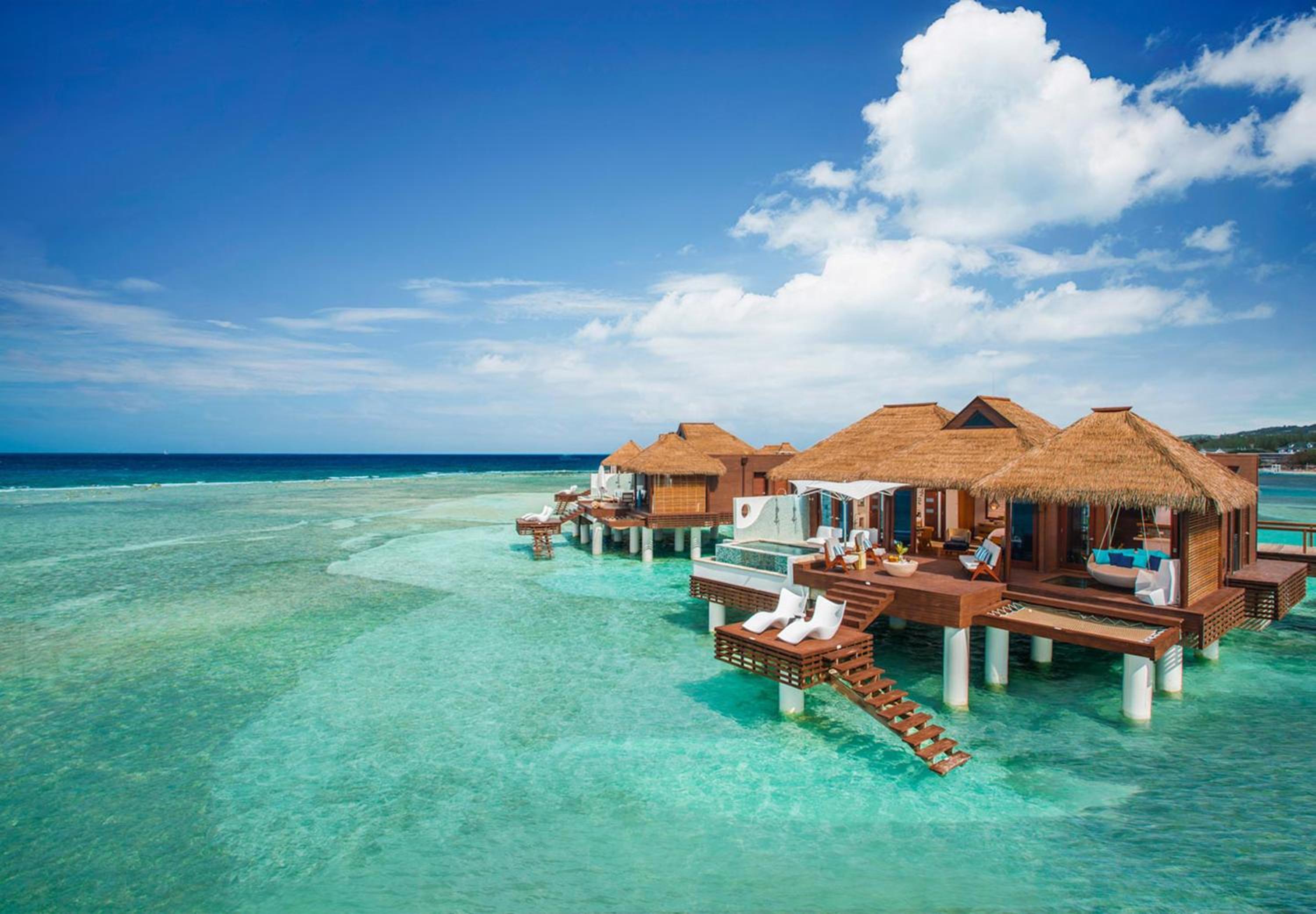Over-The-Water Private Island Butler Honeymoon Bungalow