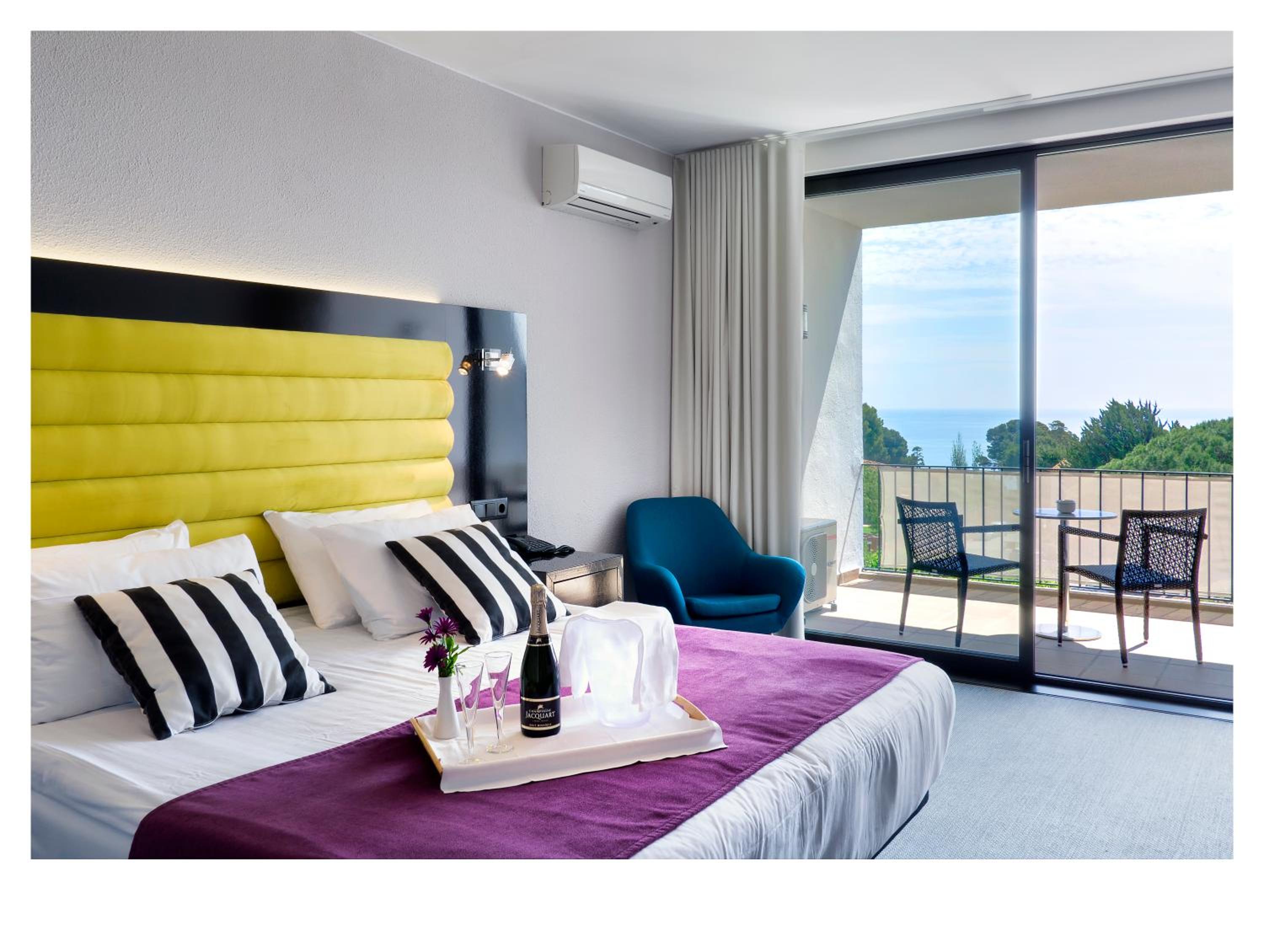 Habitación Doble de Lujo con Terraza y Vista al Mar