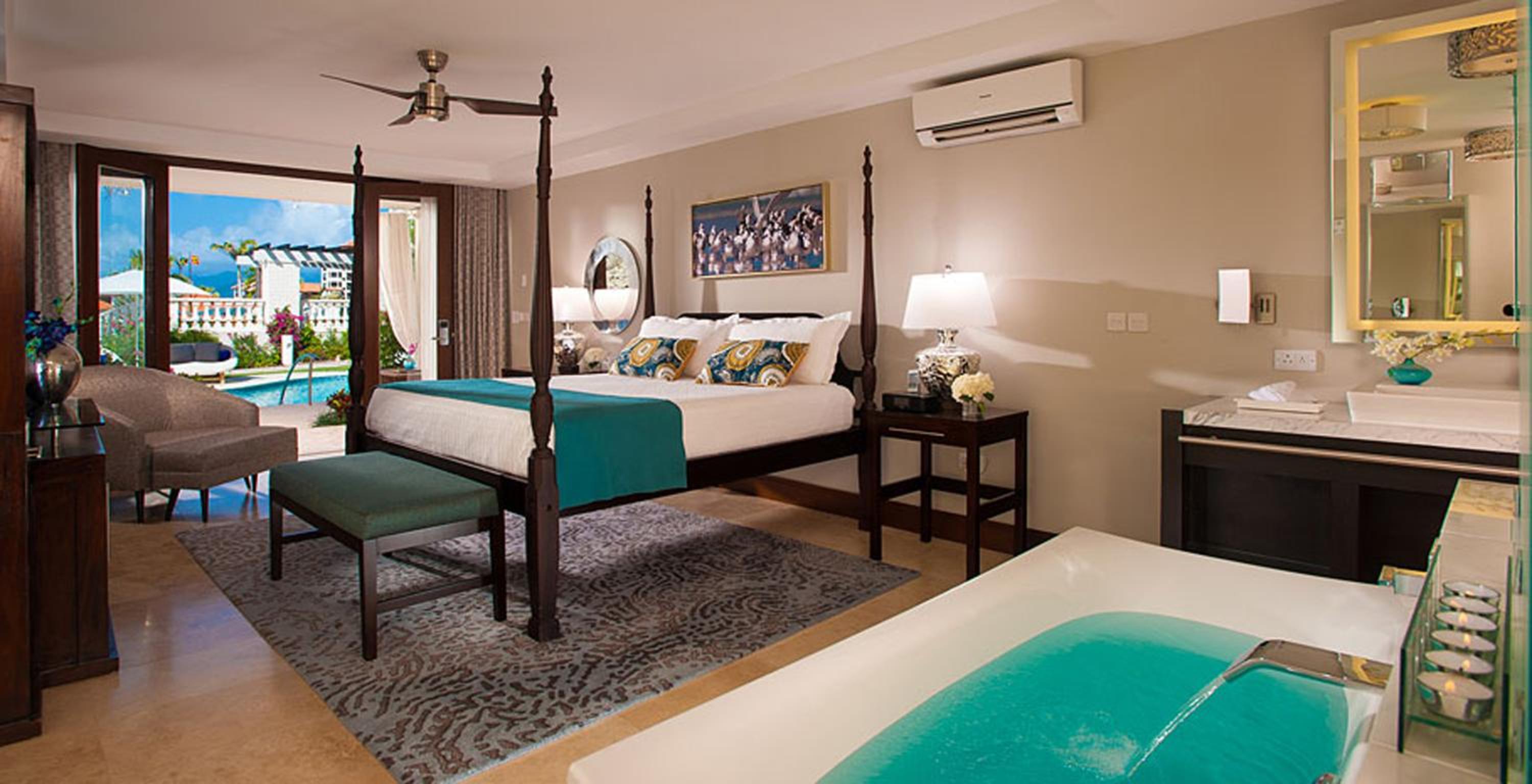 South Seas Waterfall River Pool Walkout Junior Suite with Patio Tranquility Soaking Tub (WWJS) photo 3