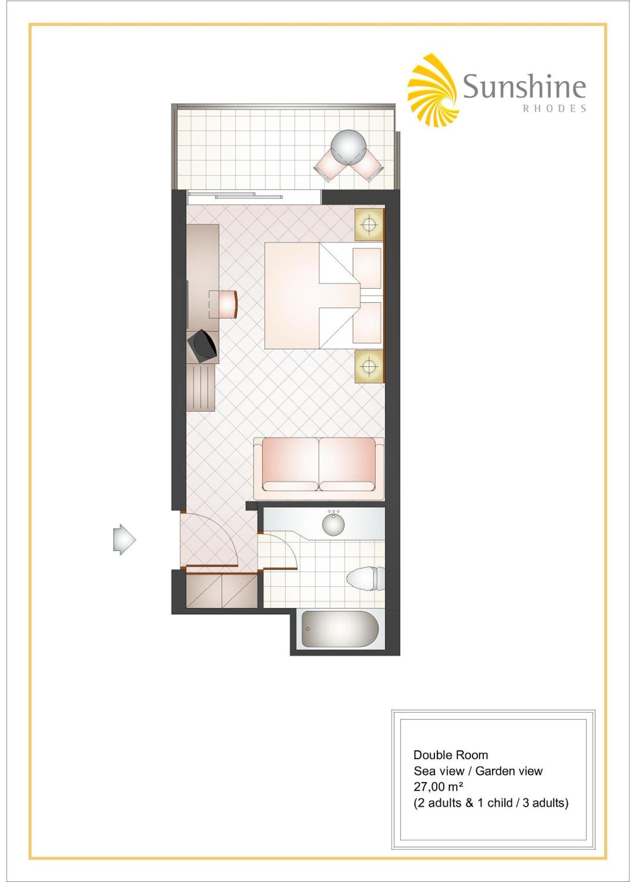 Double Room with Land View