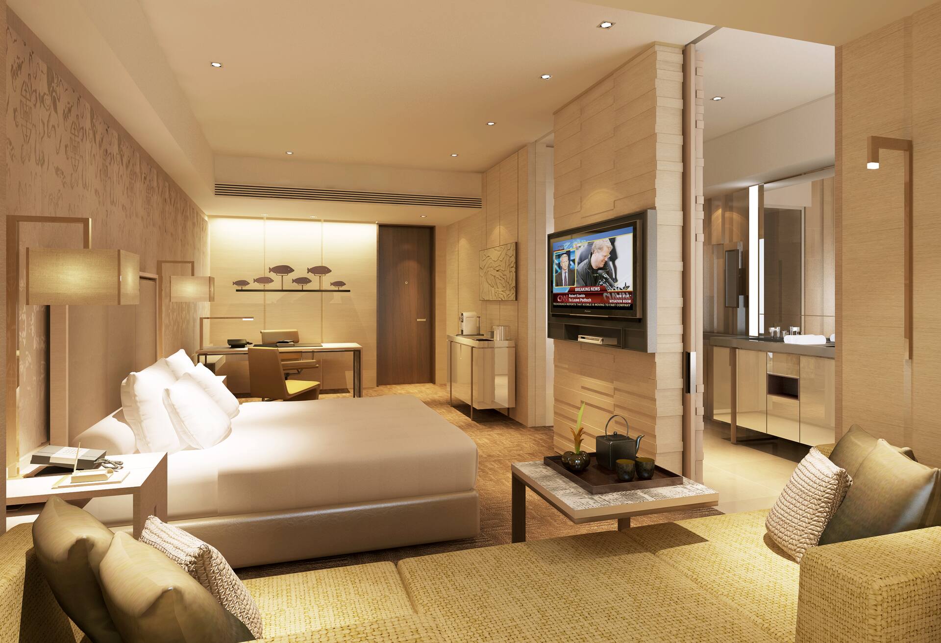1 King Presidential Suite-exec Lounge Access