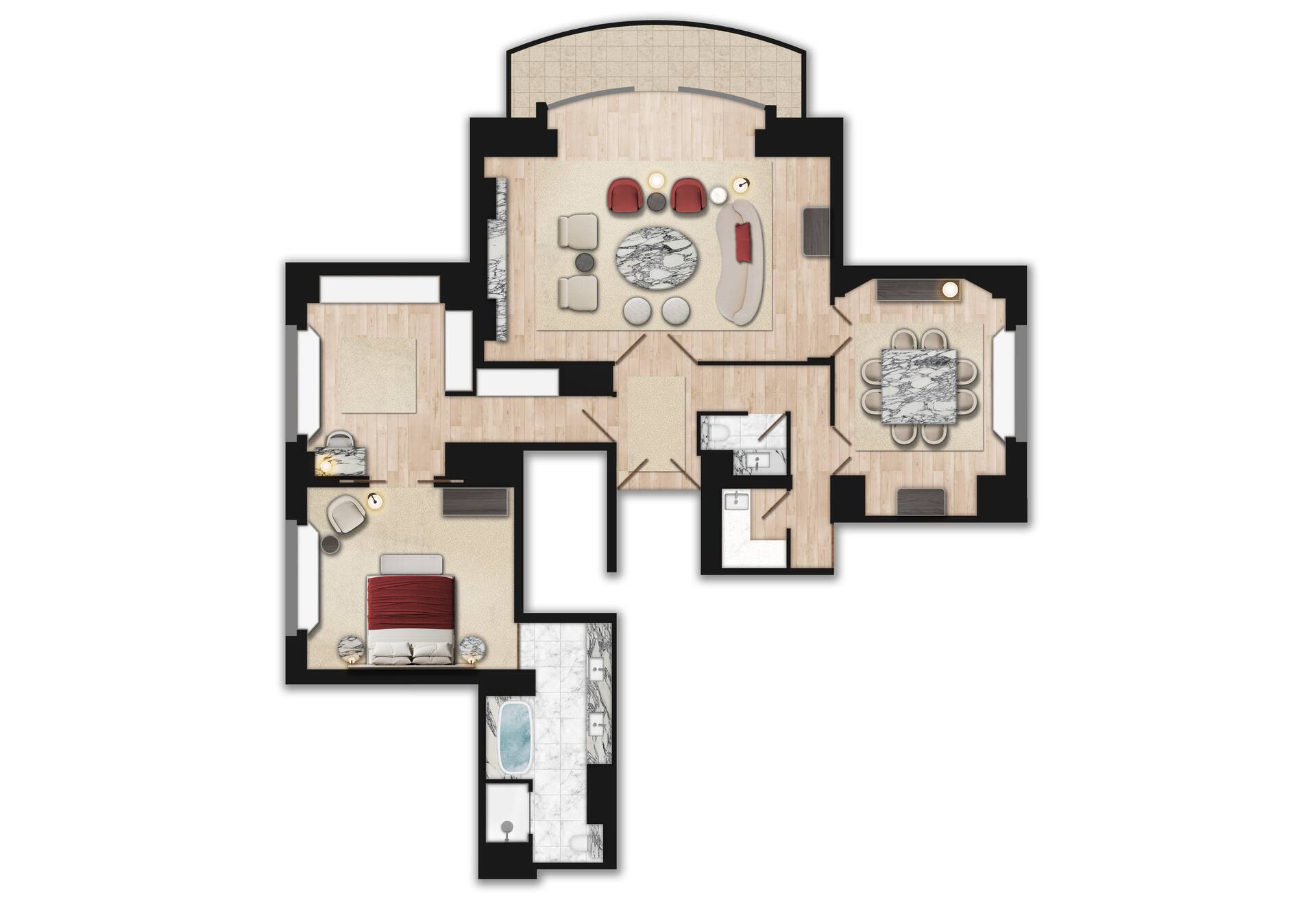 Ambassador Two Bedroom Suite