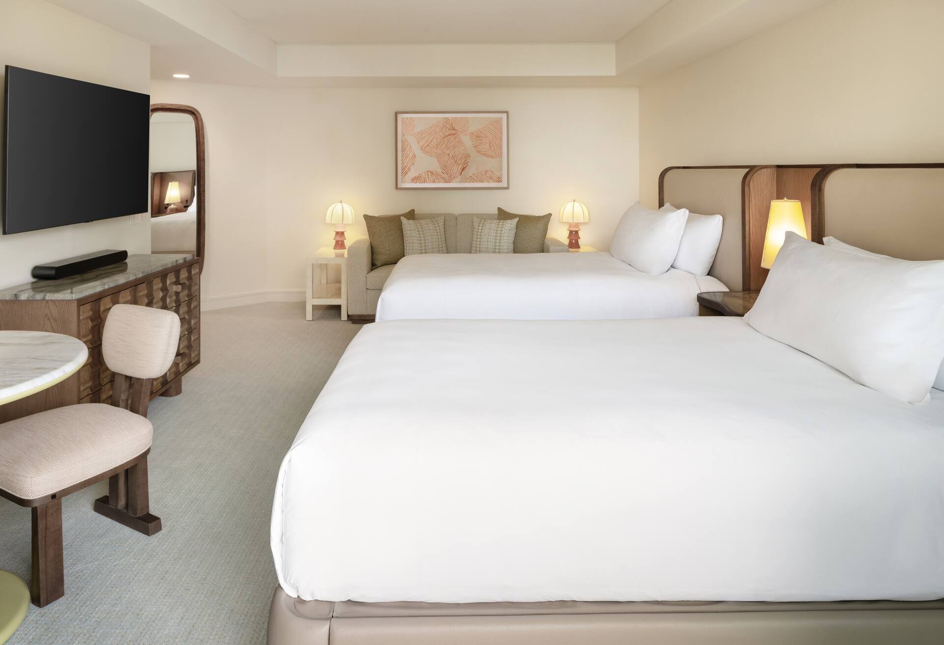 Deluxe Room City View with 2 Double Beds
