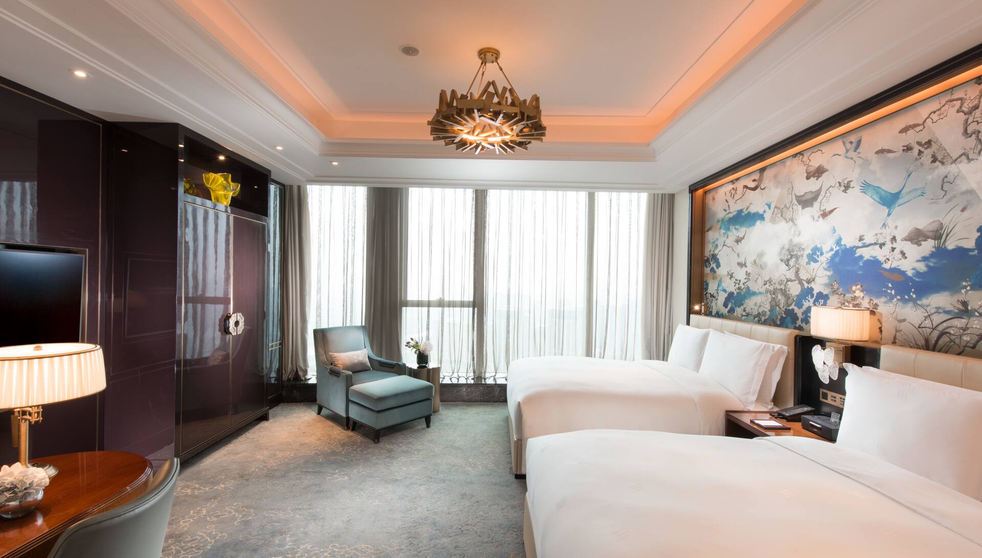 2 Queen Twin Tower View Room