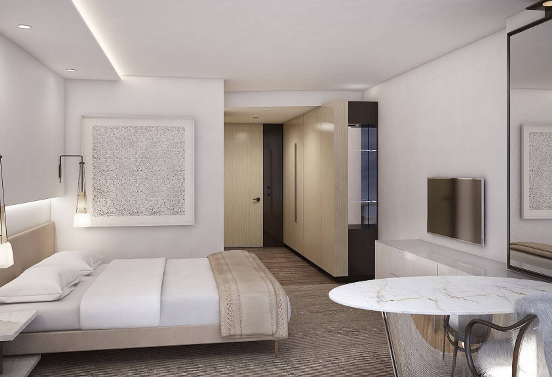Corner Room-one King Bed