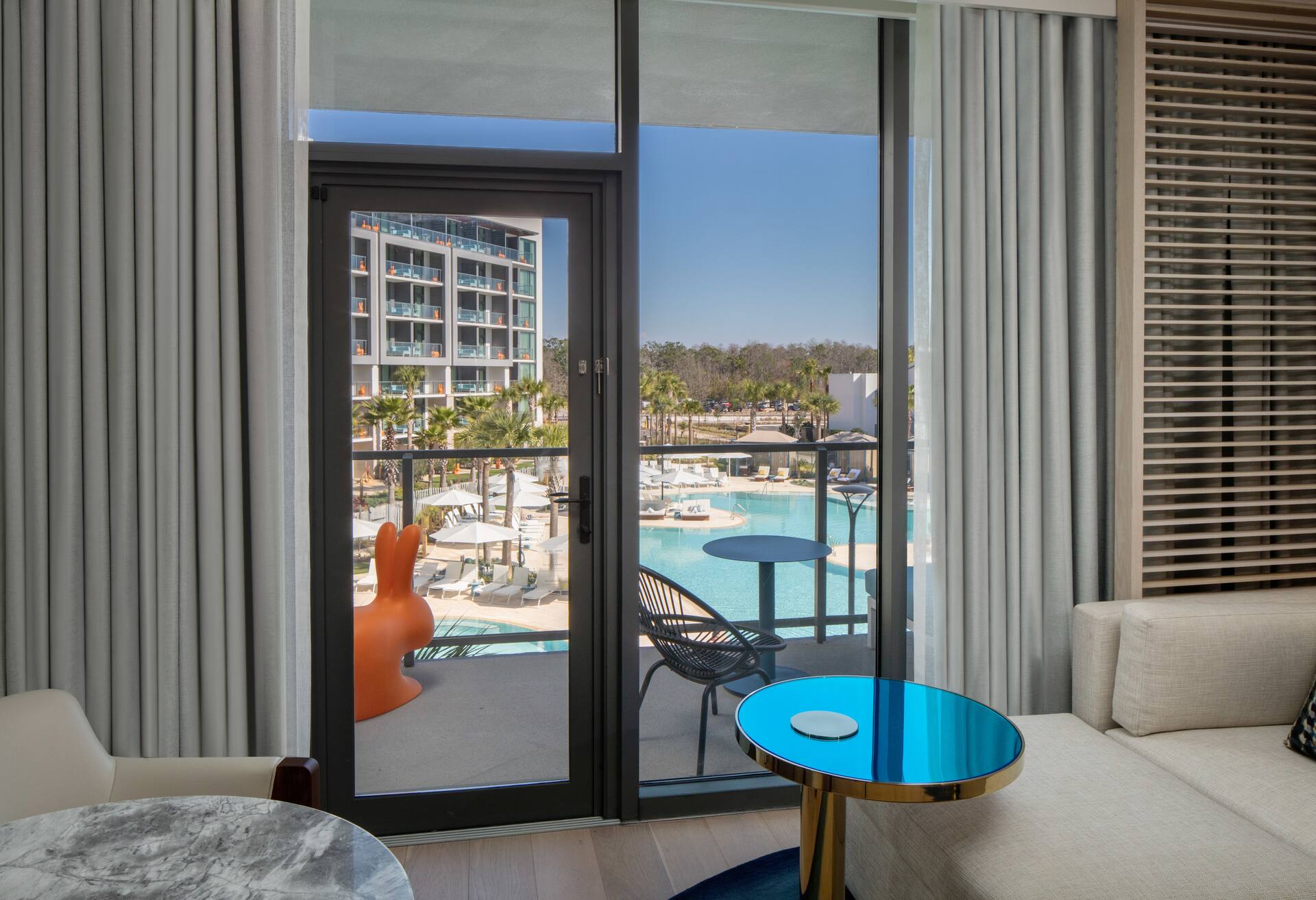 Pool View King with Balcony