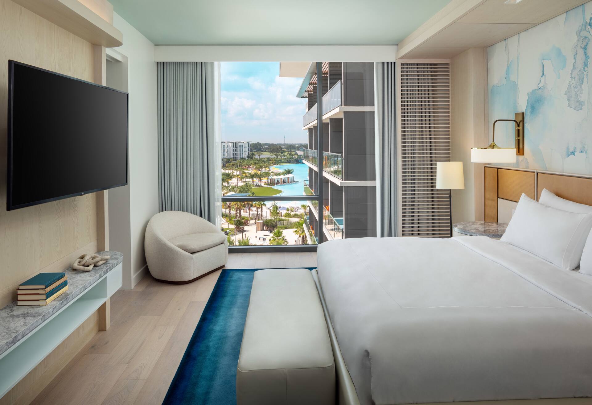 Pool View One Bedroom Suite with Balcony