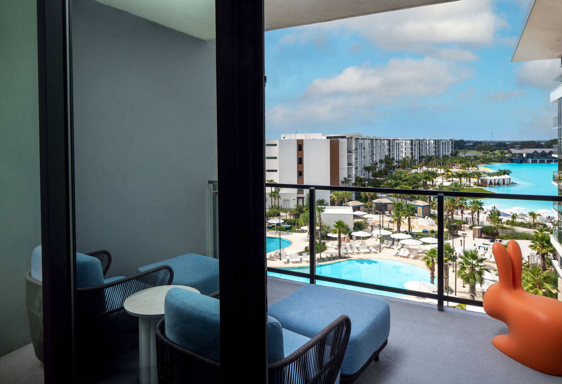 Pool View One Bedroom Suite with Balcony