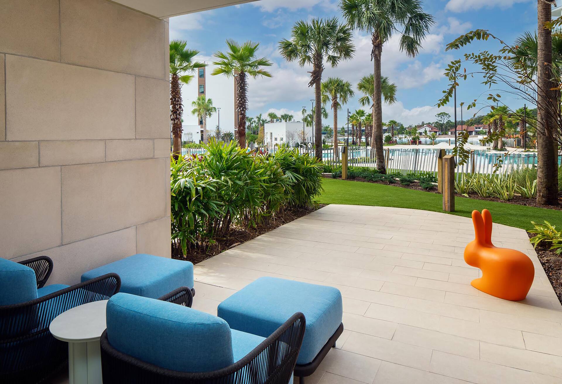 Poolside One Bedroom Suite with Patio