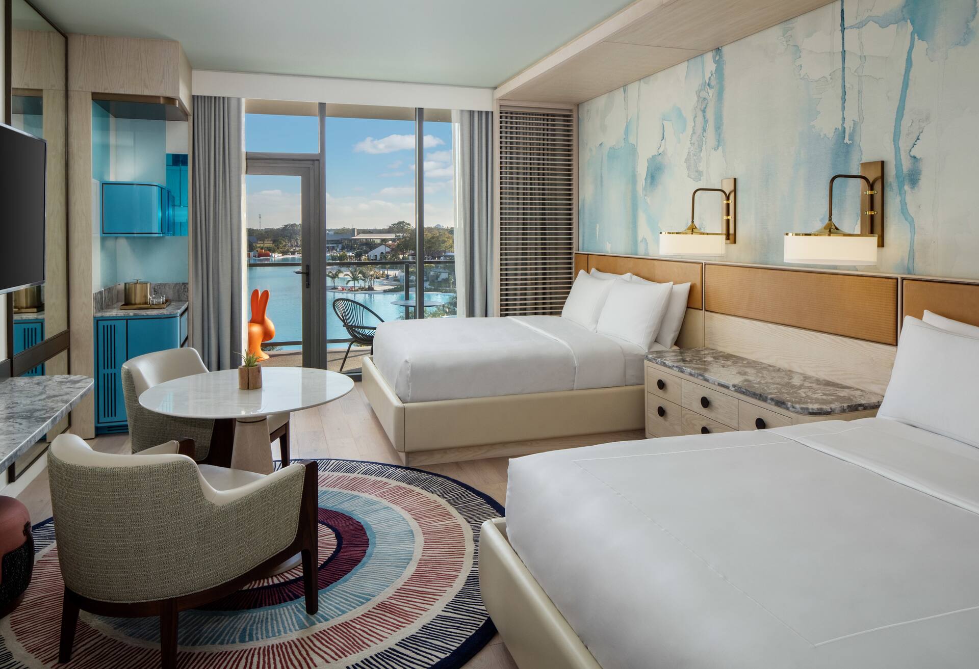Conrad Two Bedroom Suite - 1 King 2 Queen Bds