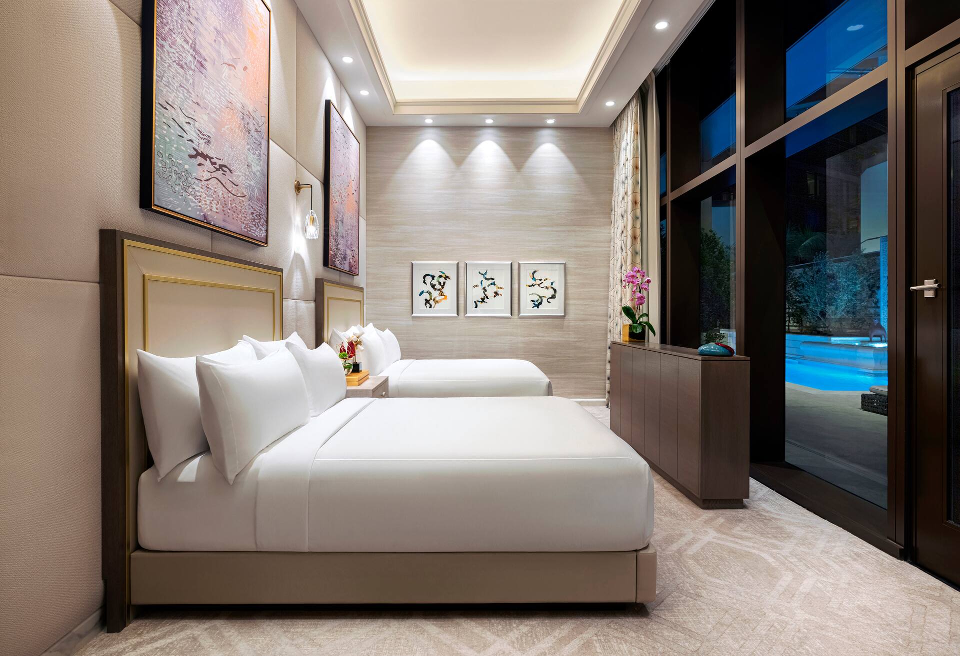 Two Bedroom Pool Villa - 1 King/2 Queens