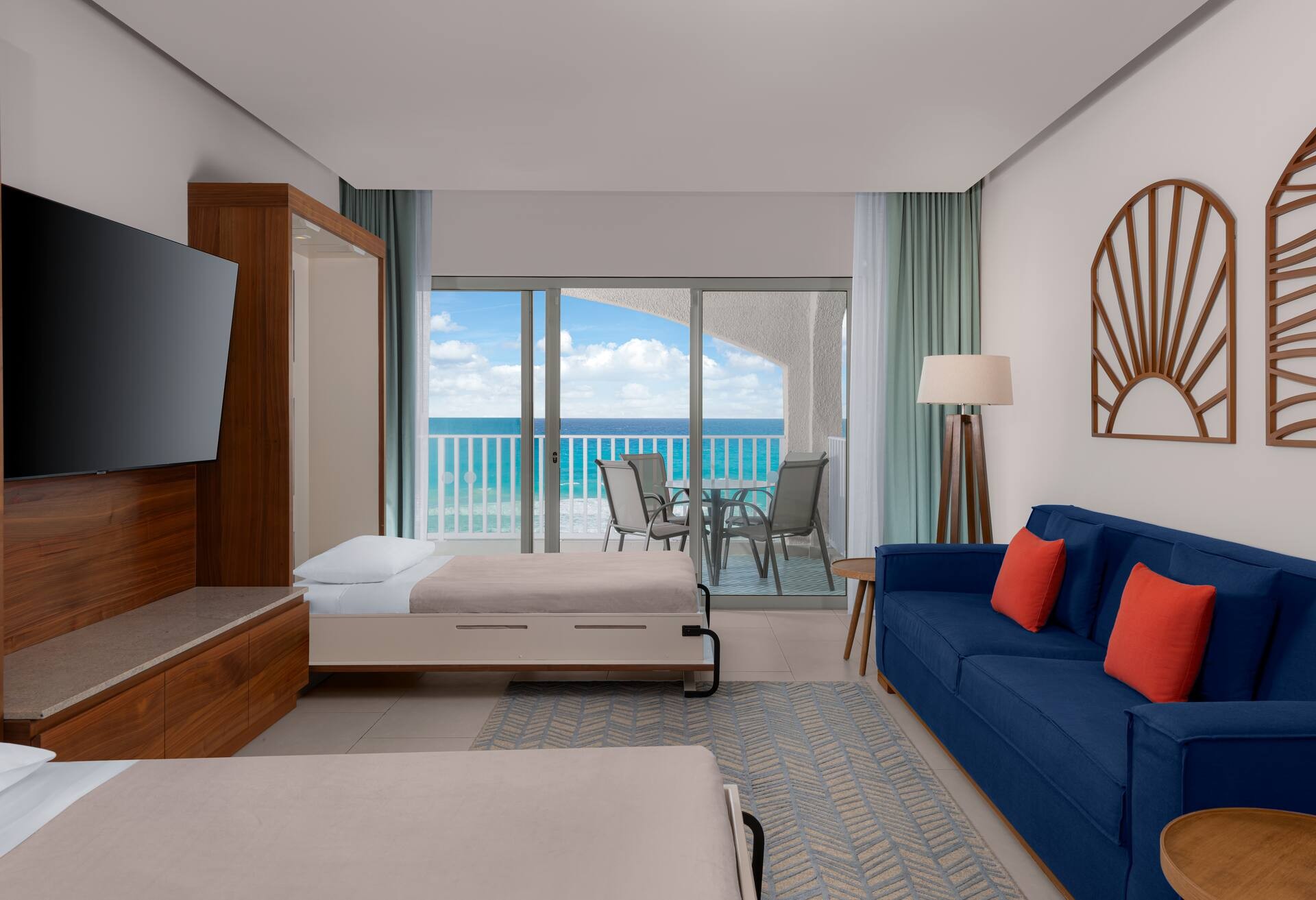 Enclave Beachfront Queen Room with Two Queen Beds - Ground Floor
