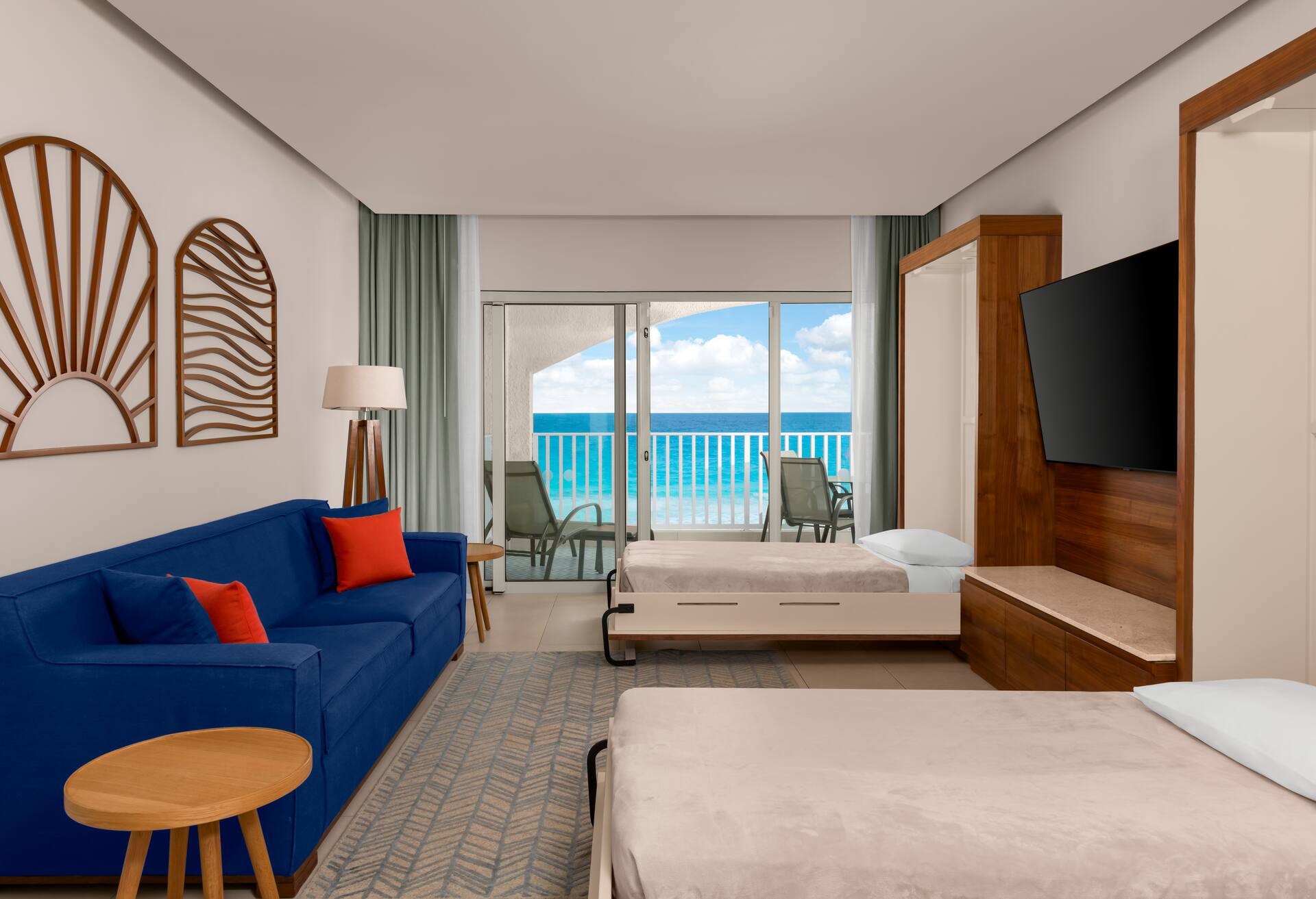 Enclave Beachfront Queen Room with Two Queen Beds - Ground Floor