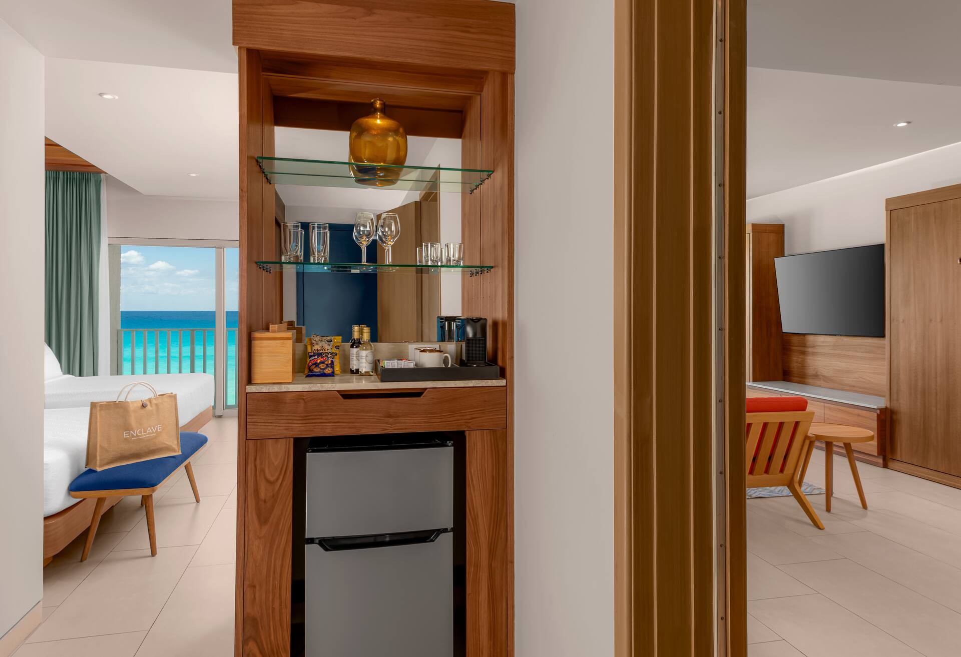 Enclave Beachfront Queen Room with Two Queen Beds and Balcony