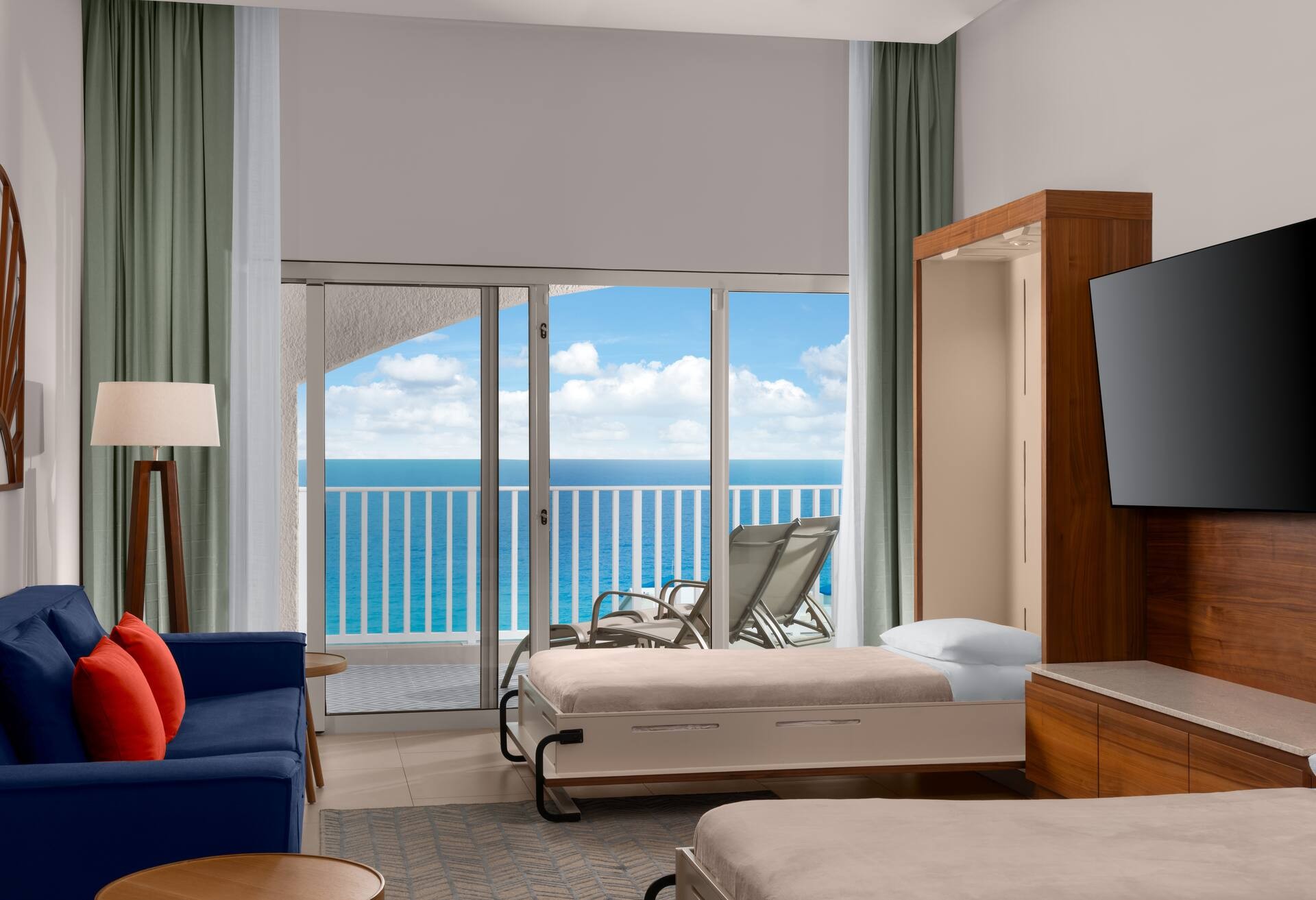 Enclave Beachfront Queen Room with Two Queen Beds and Terrace