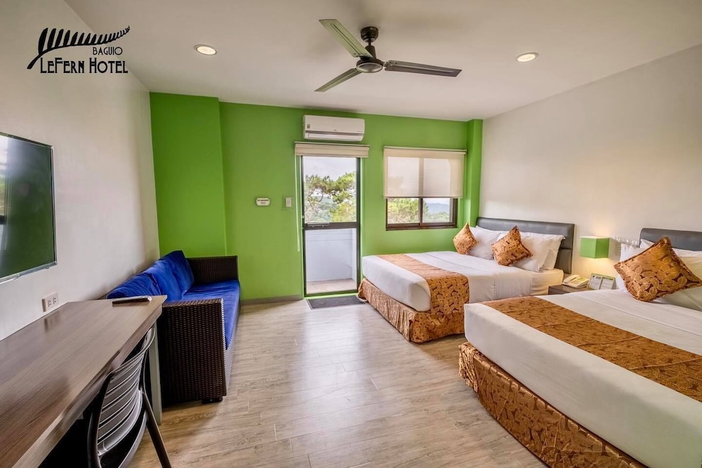 Premium Quadruple Room, 1 Large Twin Bed, Air conditioning, Mountain View