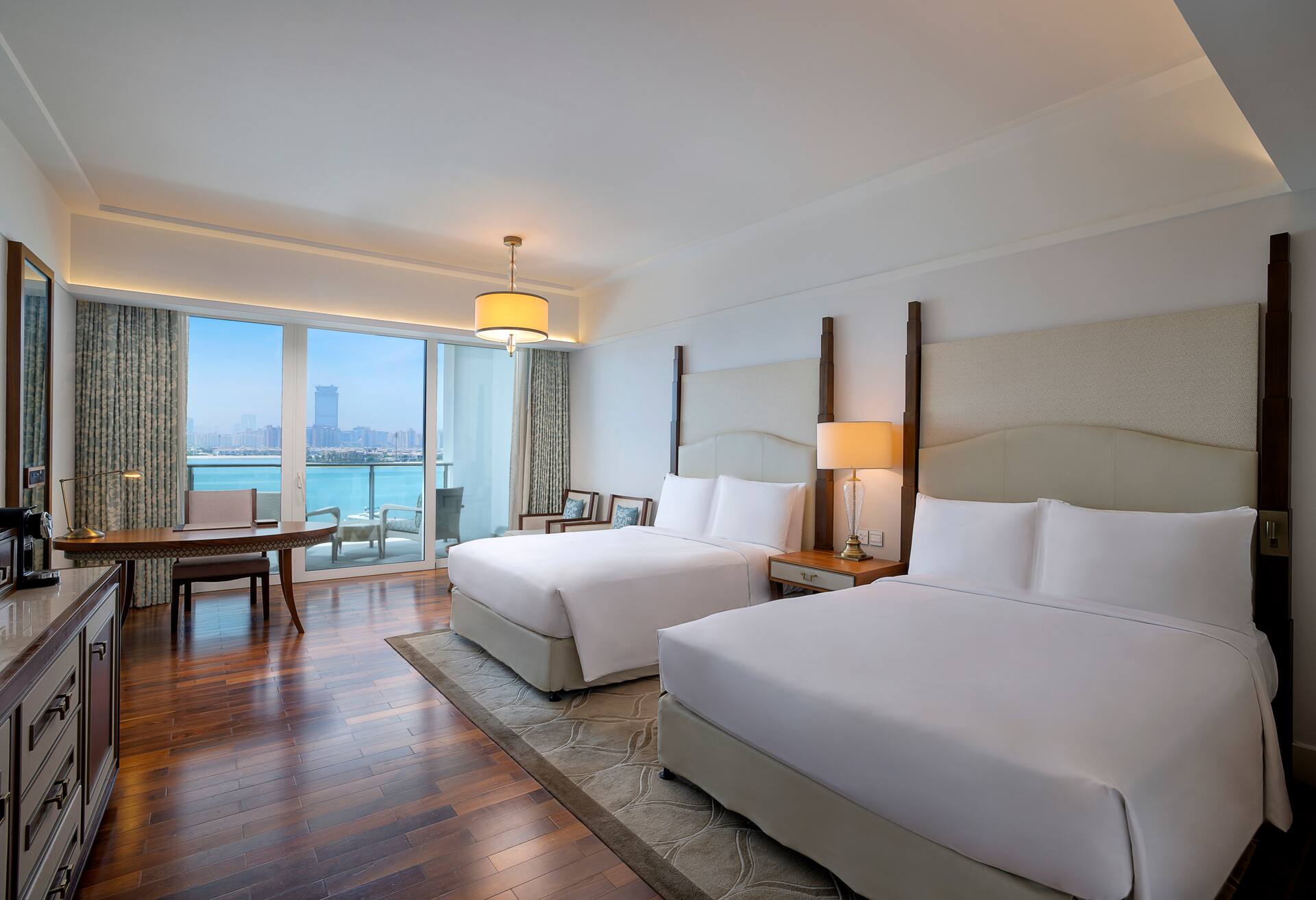 Two Queen Deluxe Room with Palm Sea View thumbnail 5