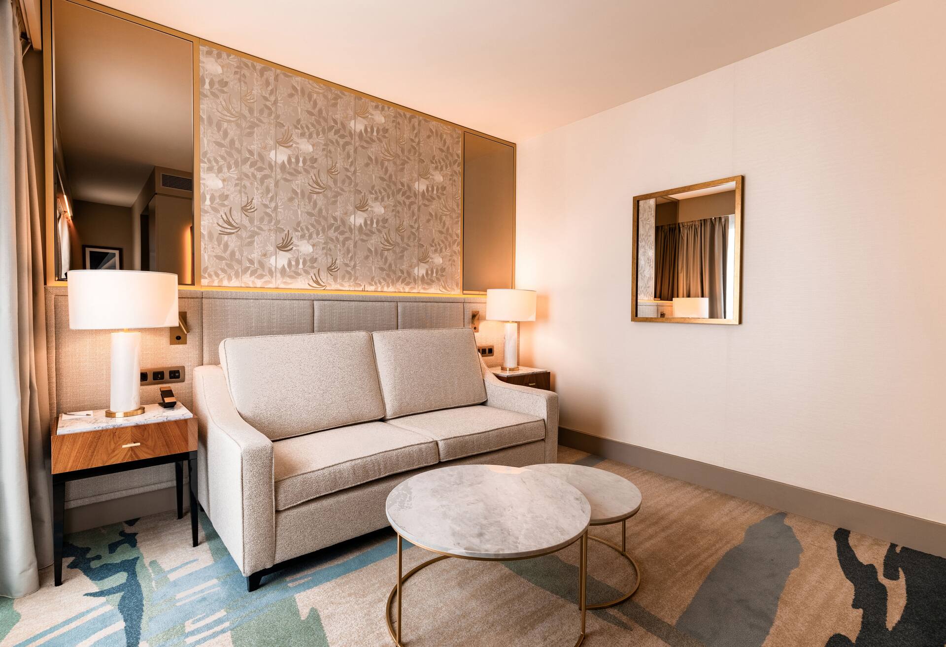 King Premium Room Connecting to Lounge Area