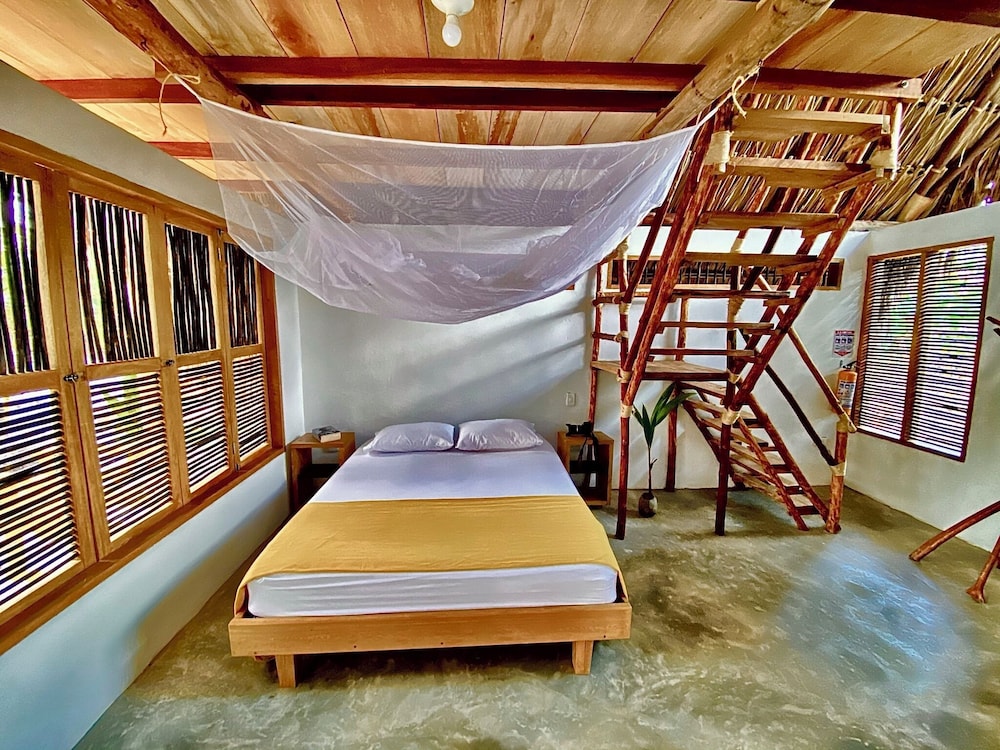 豪华小屋，花园景观