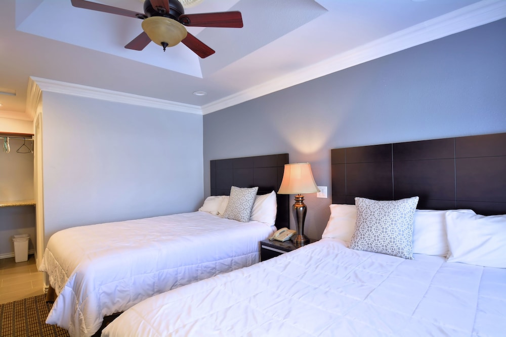 Premier Double Room, 2 Double Beds, Refrigerator & Microwave photo 2