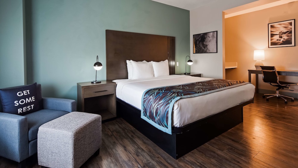 Suite, 1 King Bed, Non Smoking, Refrigerator & Microwave - Photo 4