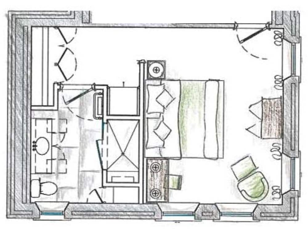 Cottage, 1 Bedroom (Links Cottage Bedroom)