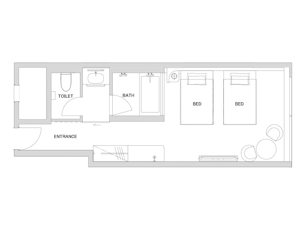 Luxury Twin Room Type-A with Lounge Access, Non Smoking photo 2