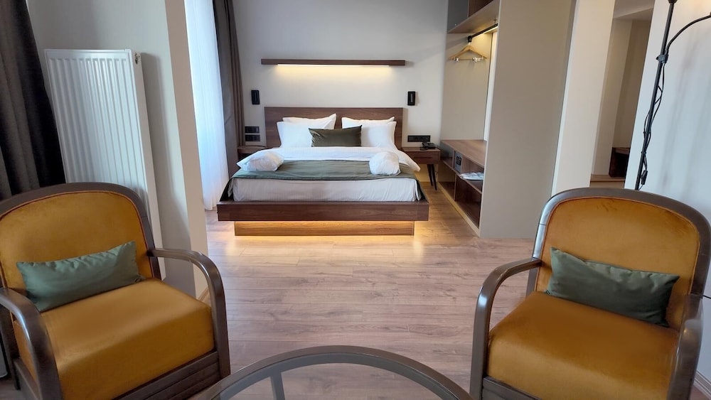 Suite, 1 King Bed with Sofa bed, Private Bathroom, City View photo 3