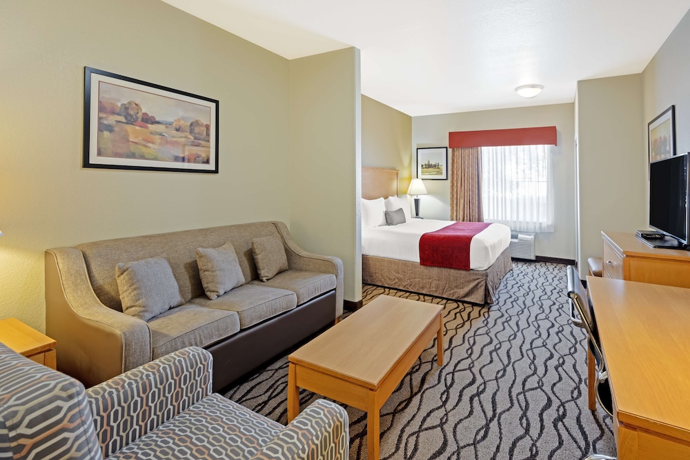 Suite, 1 King Bed, Non Smoking, Refrigerator & Microwave (with Single Sofabed) photo 2