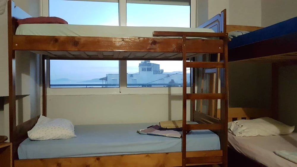 Bed in 8-Beds Shared Female Dormitory, Balcony, Sea View