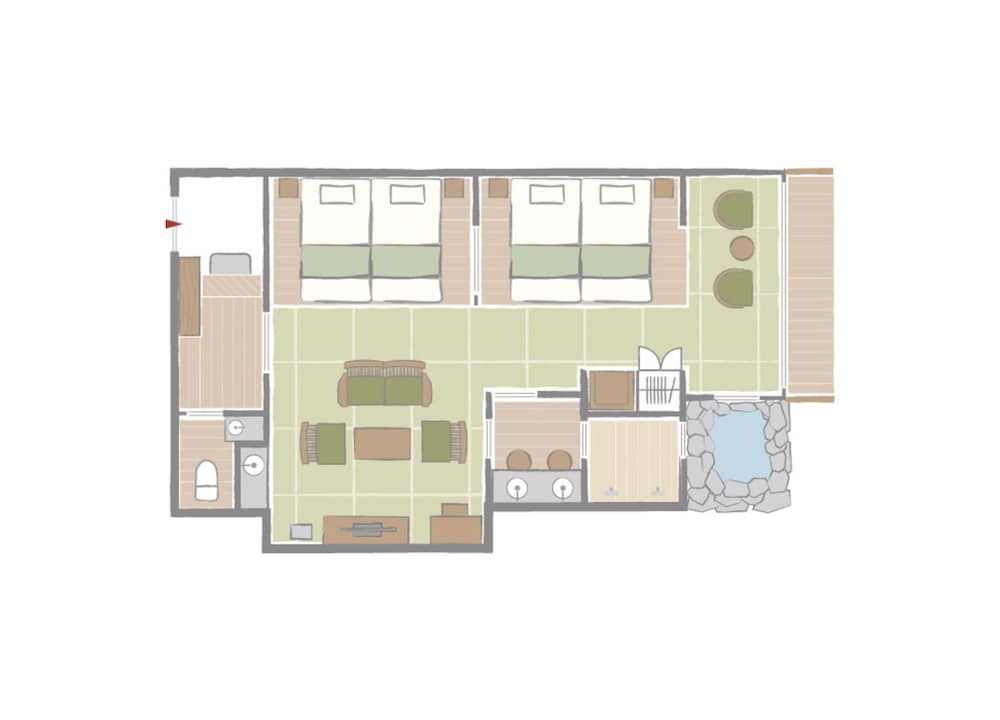 "Tsukiji" Annex Building For 4 Pax, Private Open-Air Bath photo 3