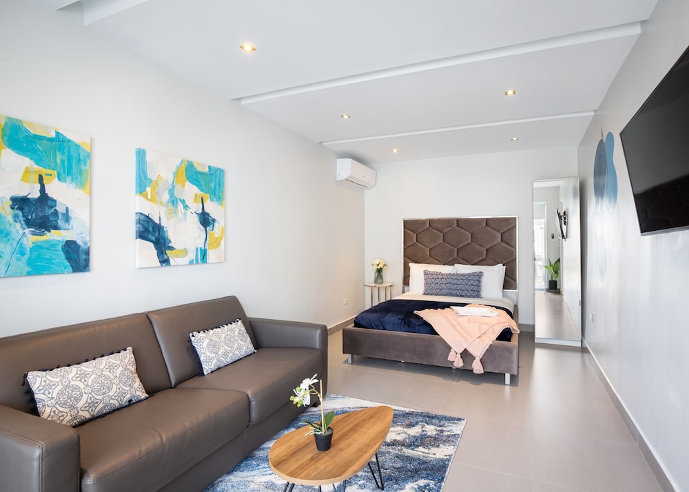 Studio, 1 Queen Bed with Sofa bed