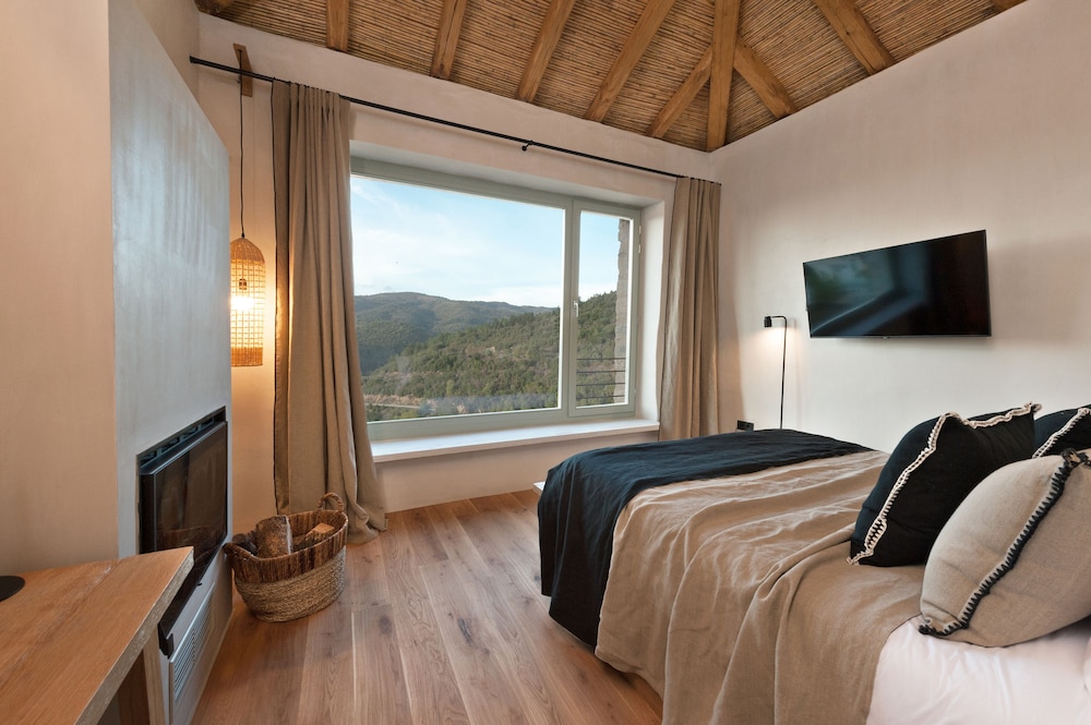 Deluxe Room With Mountain View & Fireplace