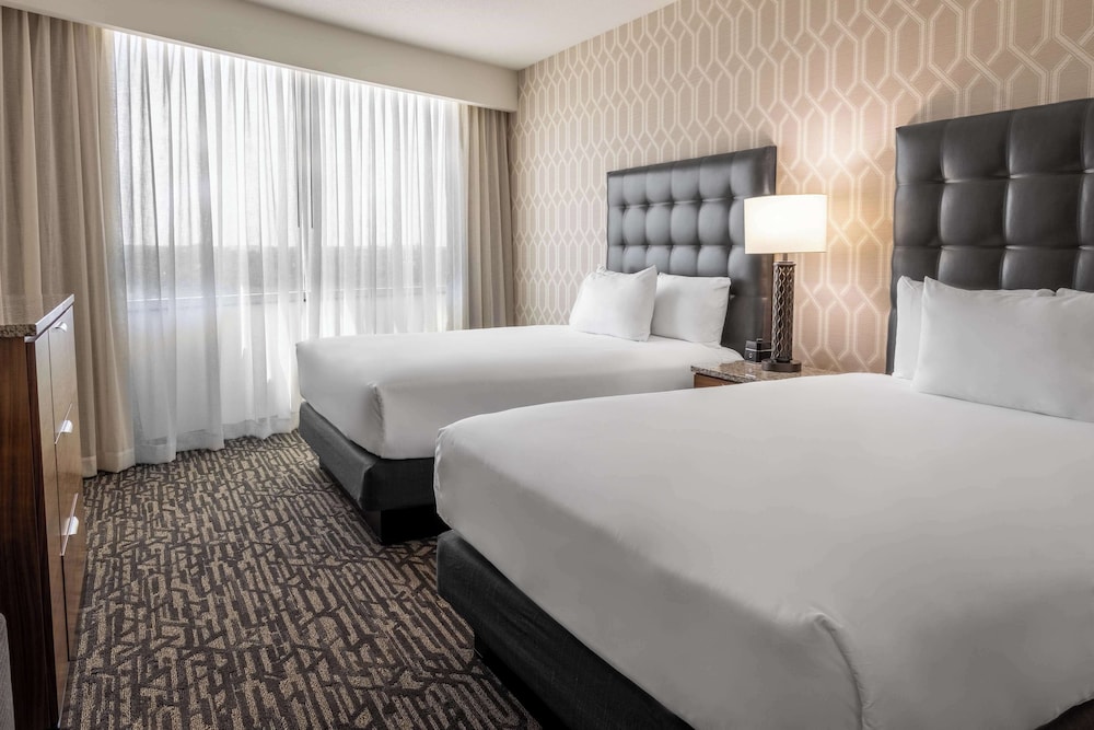 Suite, 2 Queen Beds, Accessible (2 Rooms, Roll in Shower)
