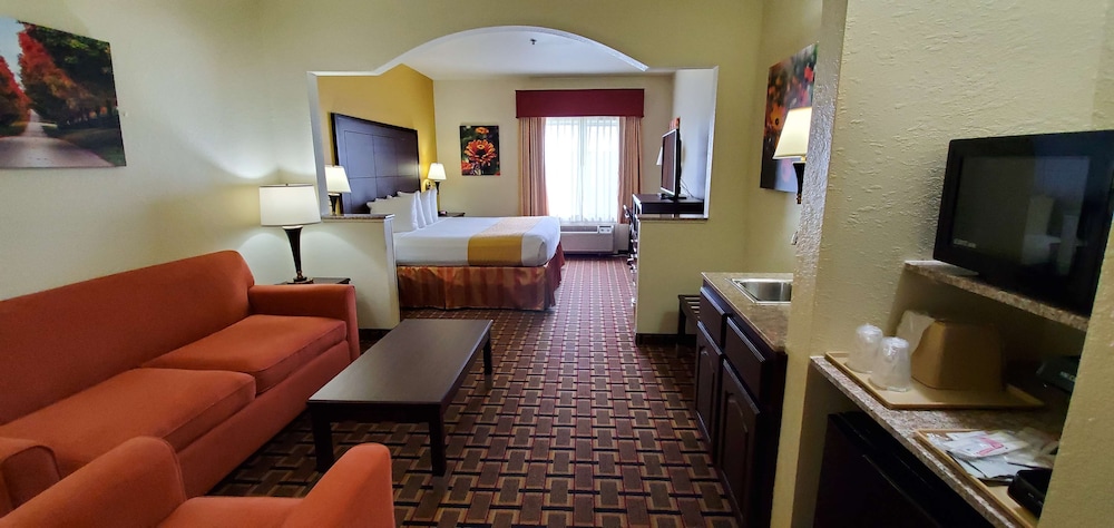 Suite, 1 King Bed, Non Smoking, Refrigerator & Microwave (with Single Sofabed) photo 1